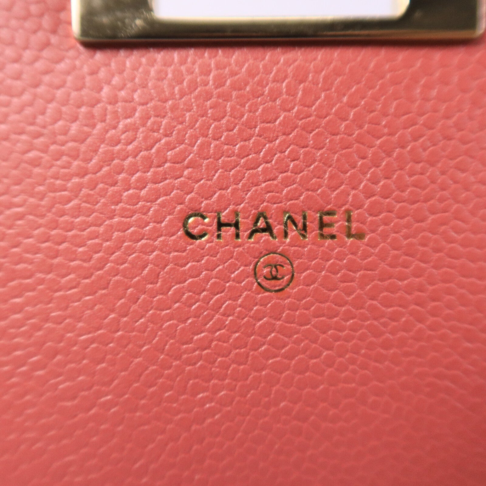 CHANEL 牛皮皮革Wallet On Chain鏈帶肩背袋