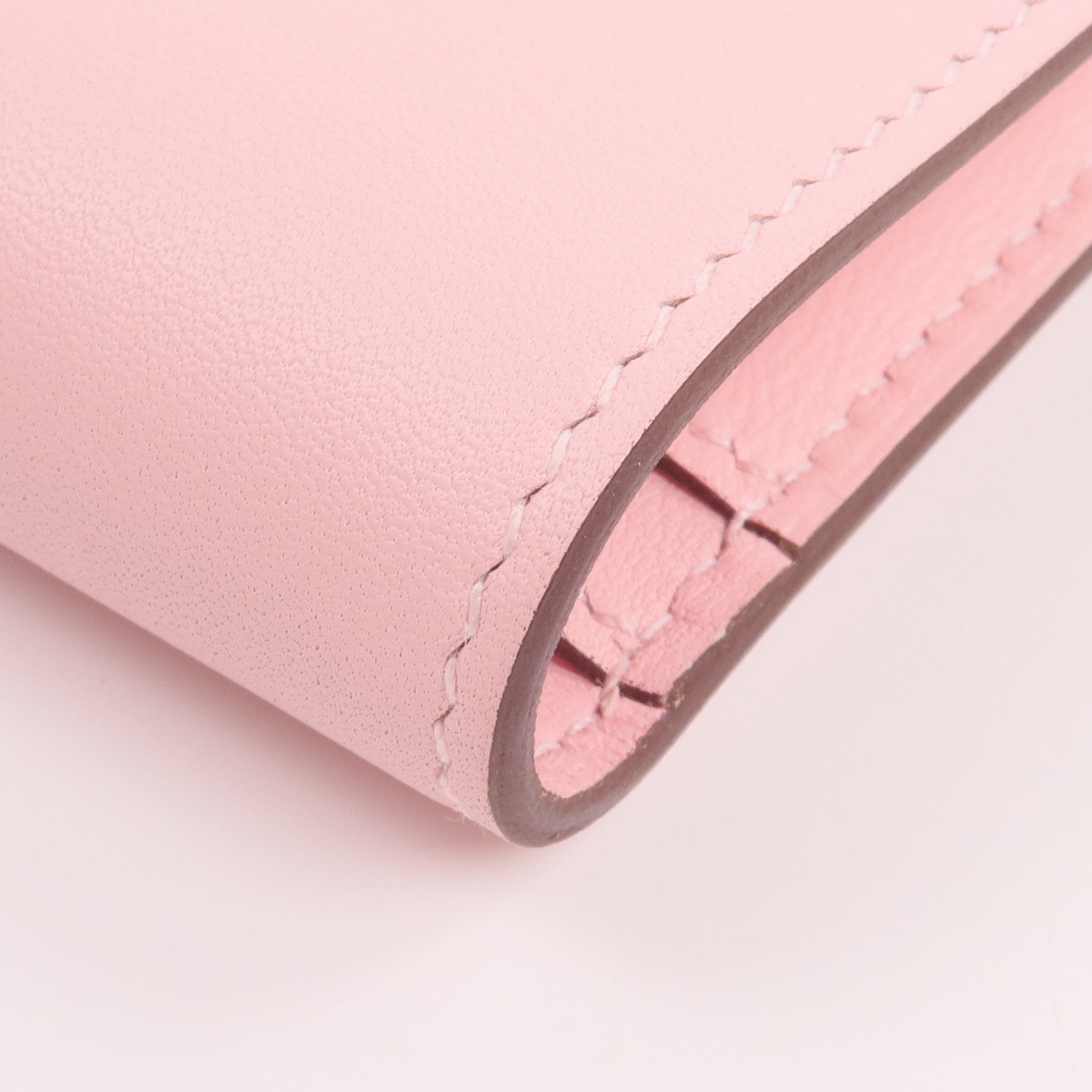 HERMES Swift皮革Dogon GM長錢包Rose Sakura