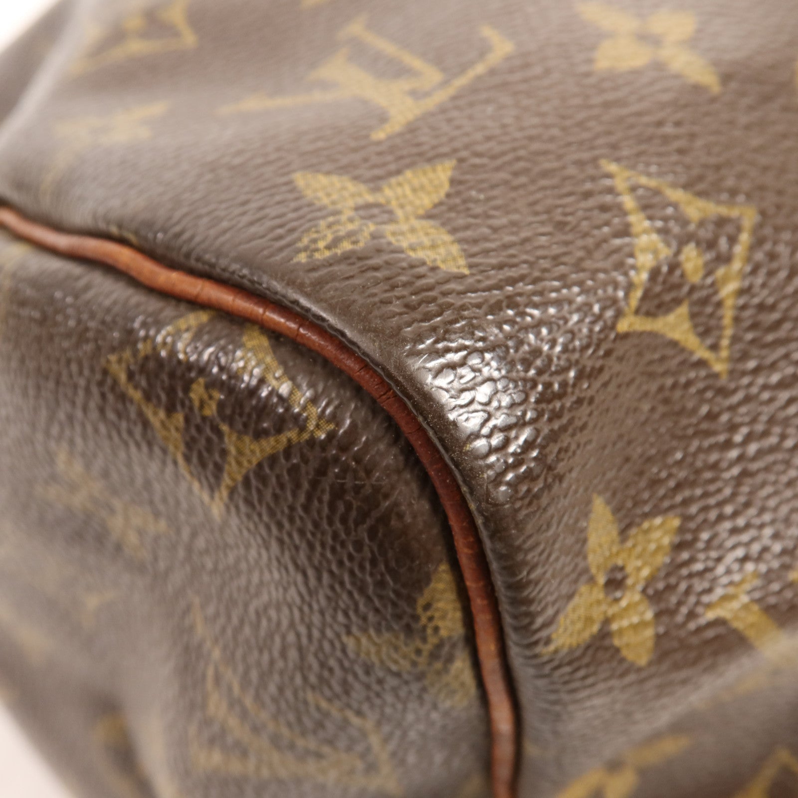 LOUIS VUITTON Monogram Speedy 30金扣手挽袋
