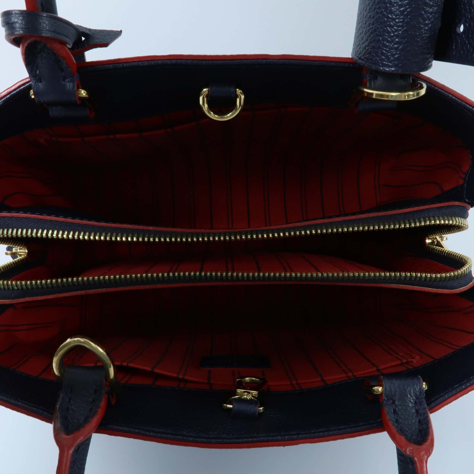 LOUIS VUITTON Monogram Empreinte Montaigne BB手挽肩背兩用袋