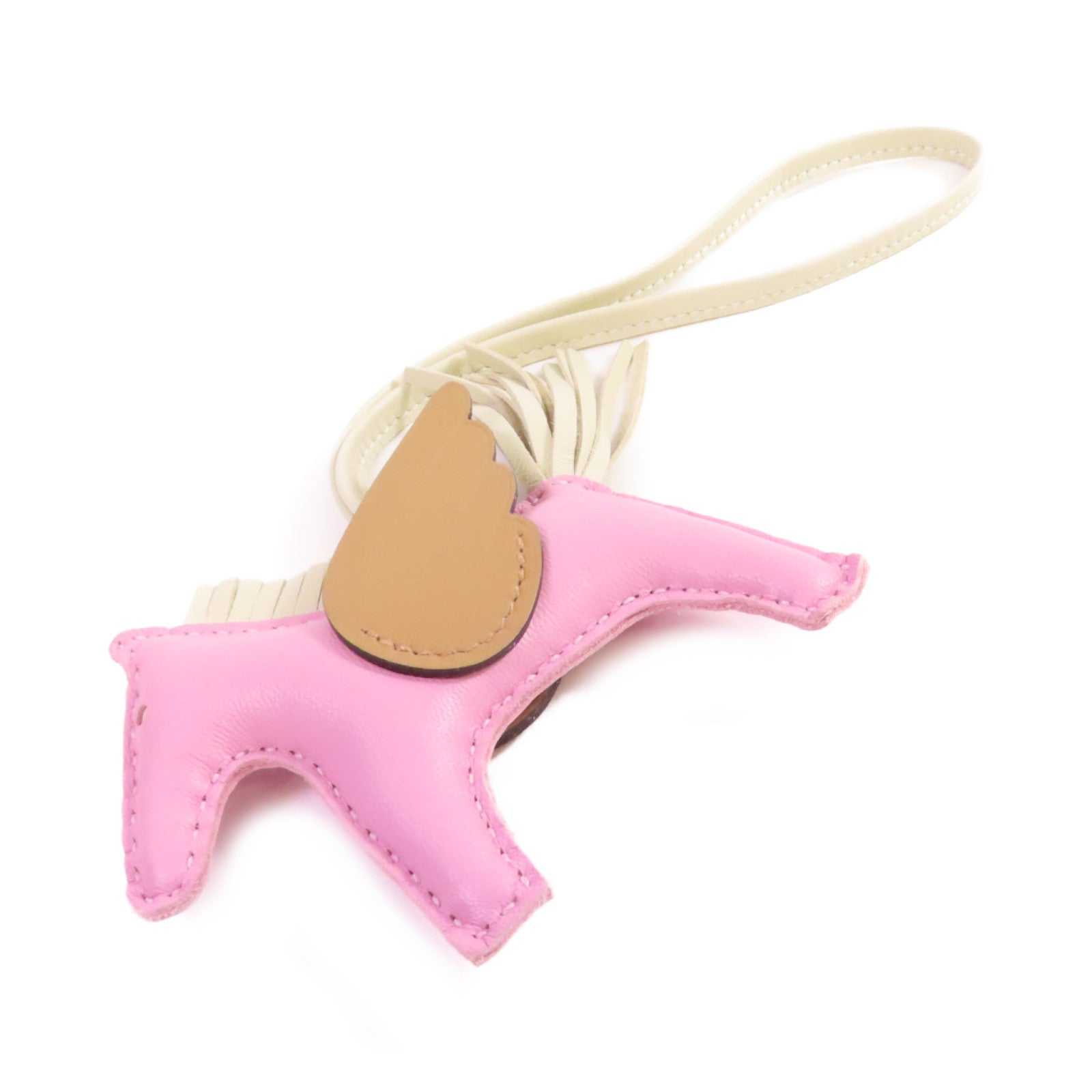 HERMES Swift皮革Rodeo Pegase Charm掛飾X9 Mauve Sylvestre/錦葵紫色