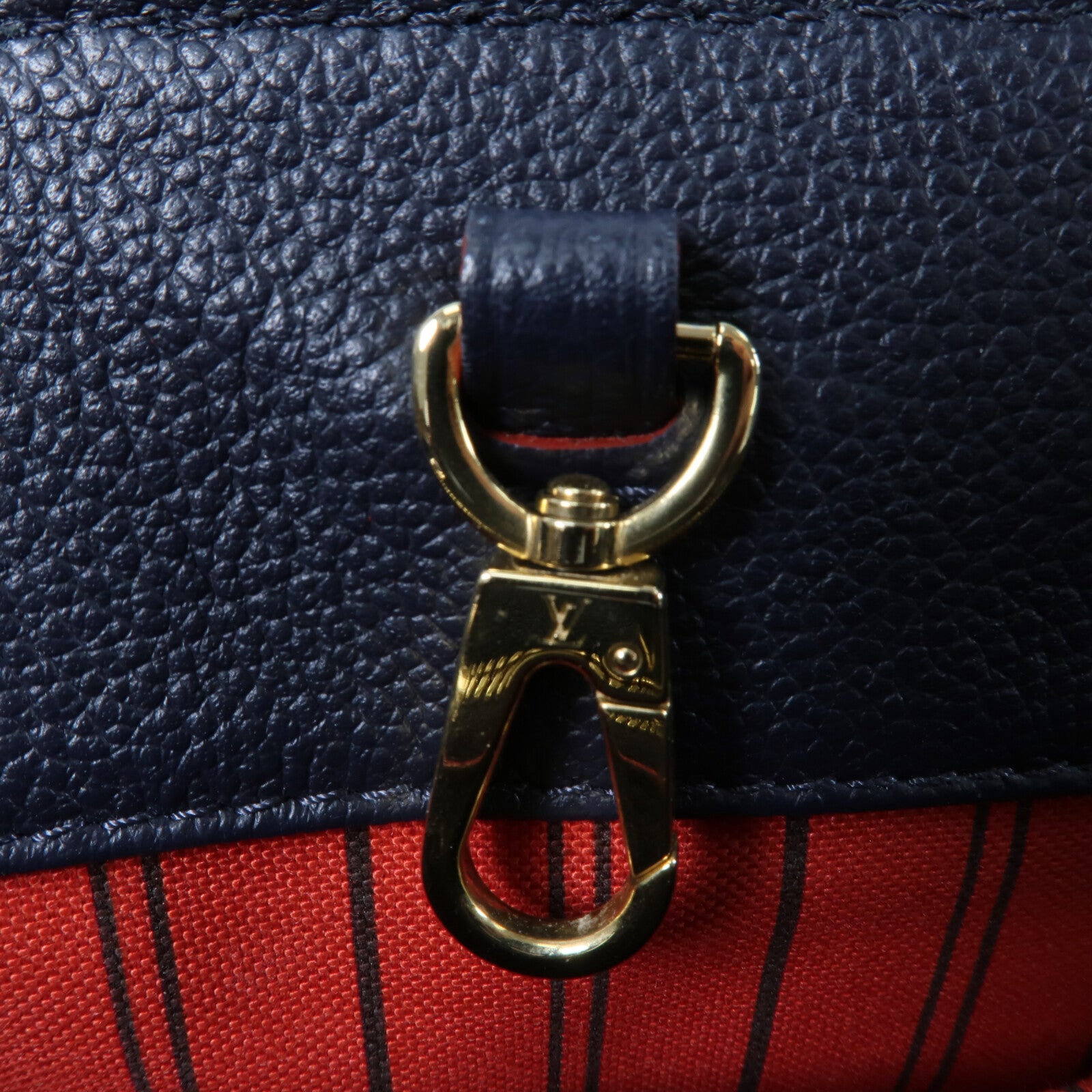 LOUIS VUITTON Monogram Empreinte Montaigne BB手挽肩背兩用袋