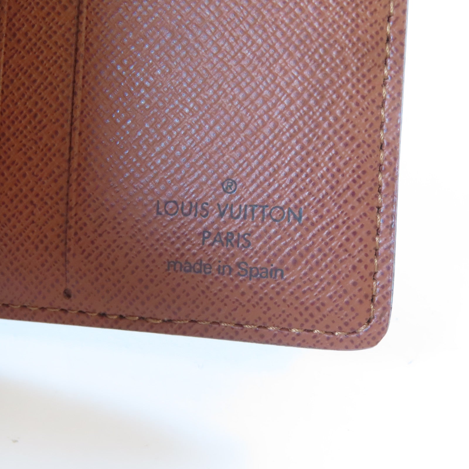 LOUIS VUITTON Monogram Wallet啪鈕錢包啡色