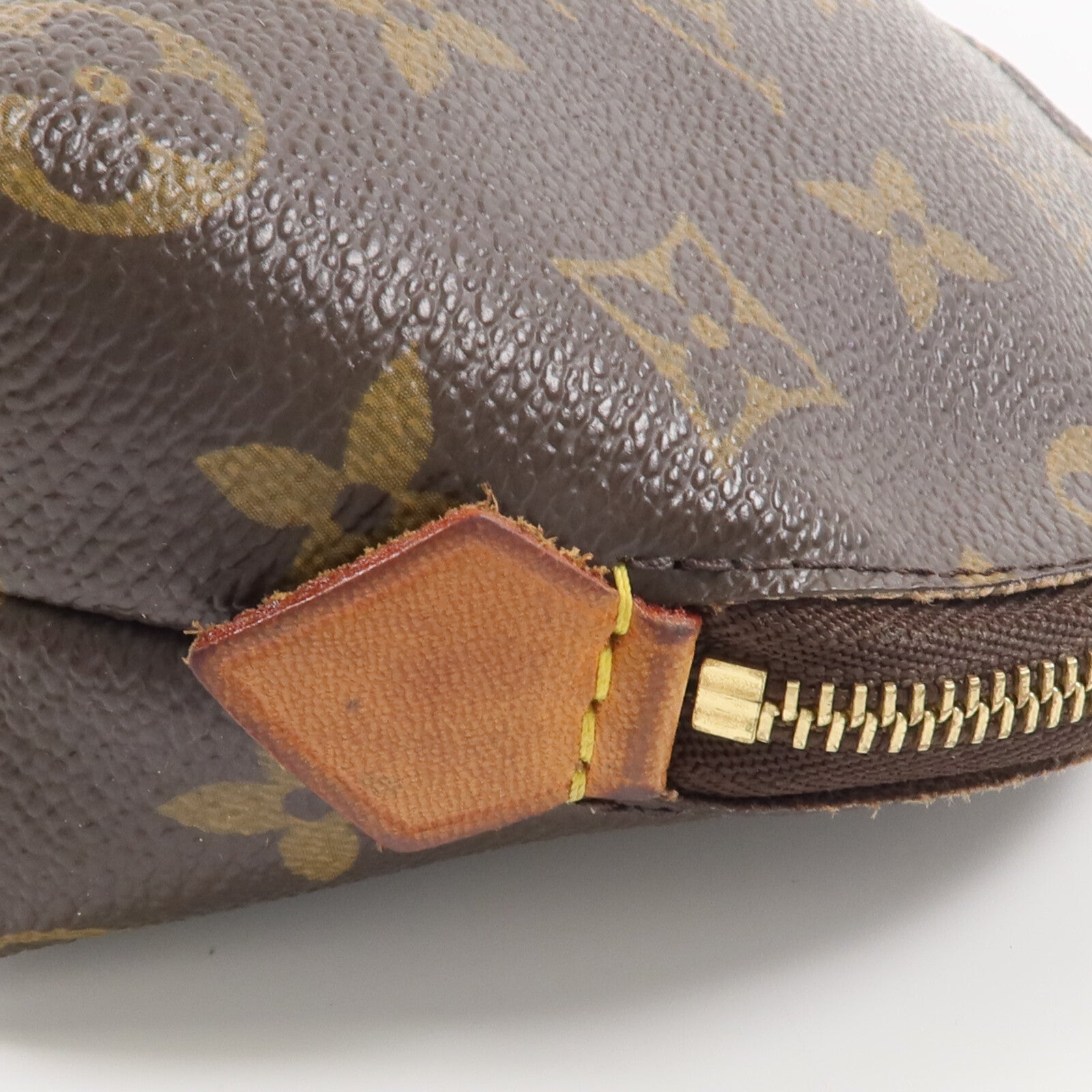 LOUIS VUITTON Monogram Cosmetic Pouch手拿包棕色