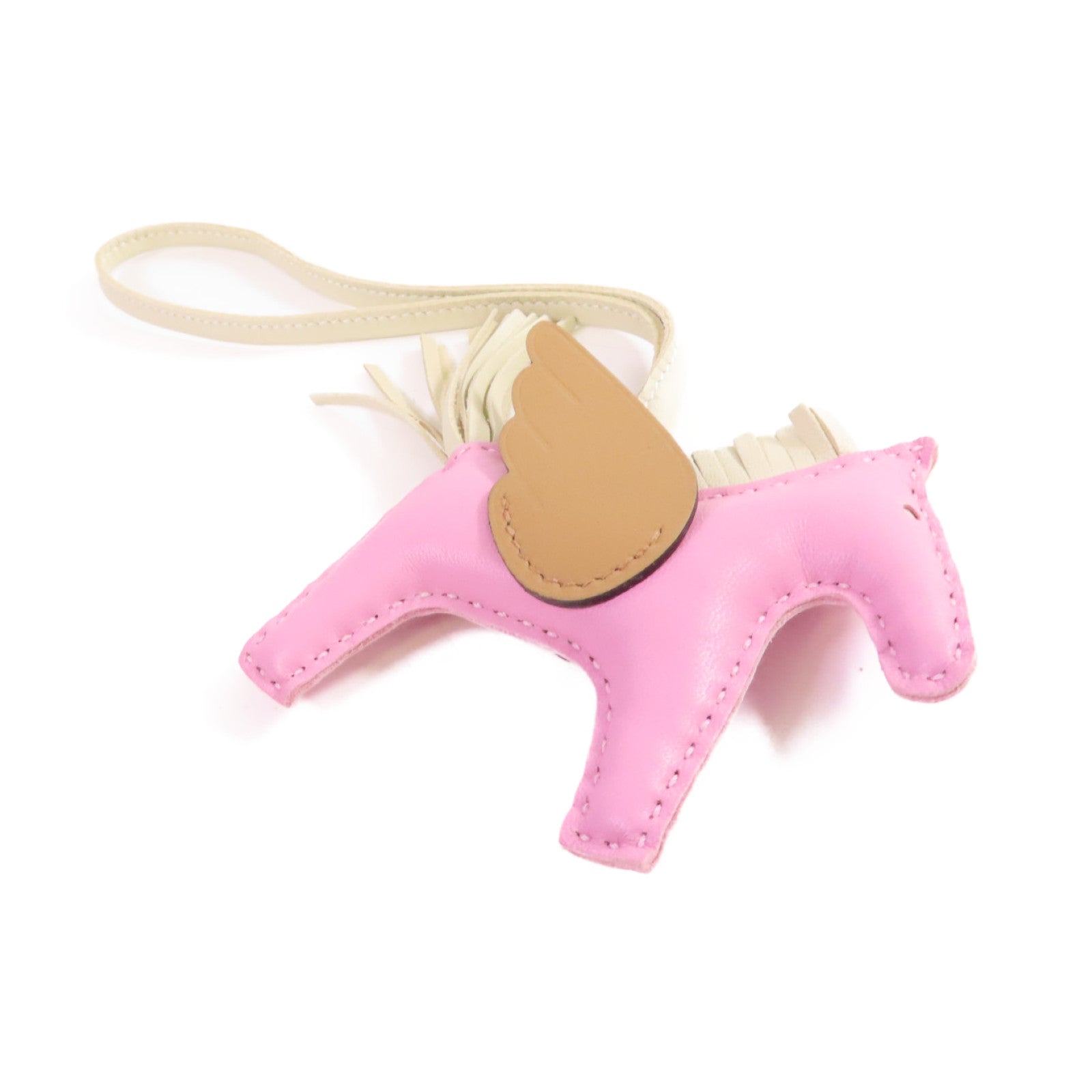 HERMES Swift皮革Rodeo Pegase Charm掛飾X9 Mauve Sylvestre/錦葵紫色