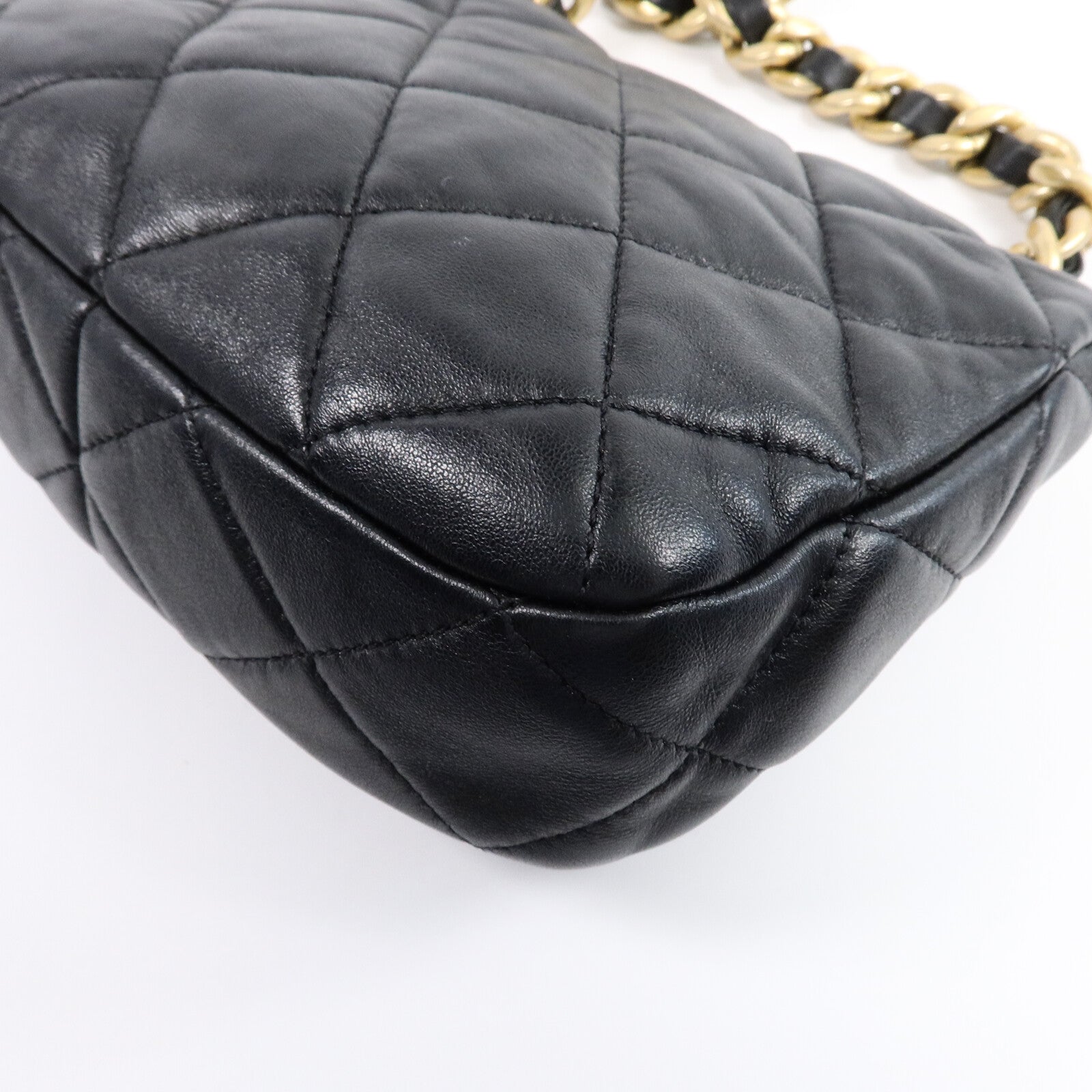 CHANEL 羊皮皮革Chain Shoulder Bag鏈帶肩背袋