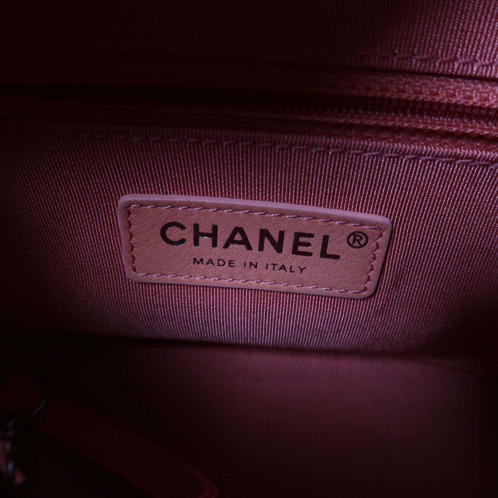CHANEL 【激減優惠】羊皮皮革Gabrielle鏈帶肩背袋粉紅色