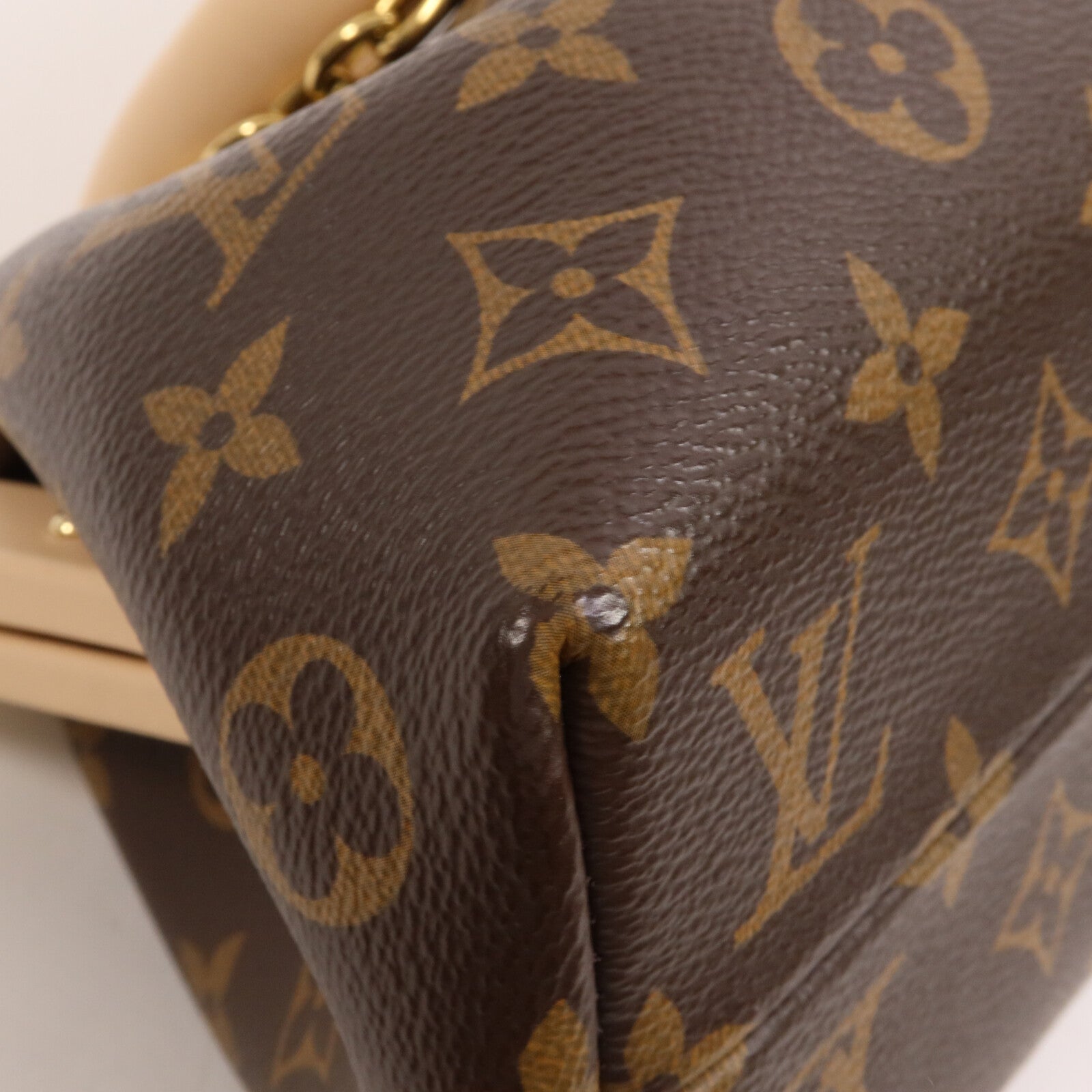 LOUIS VUITTON Monogram Clutch鏈帶手挽肩背兩用袋