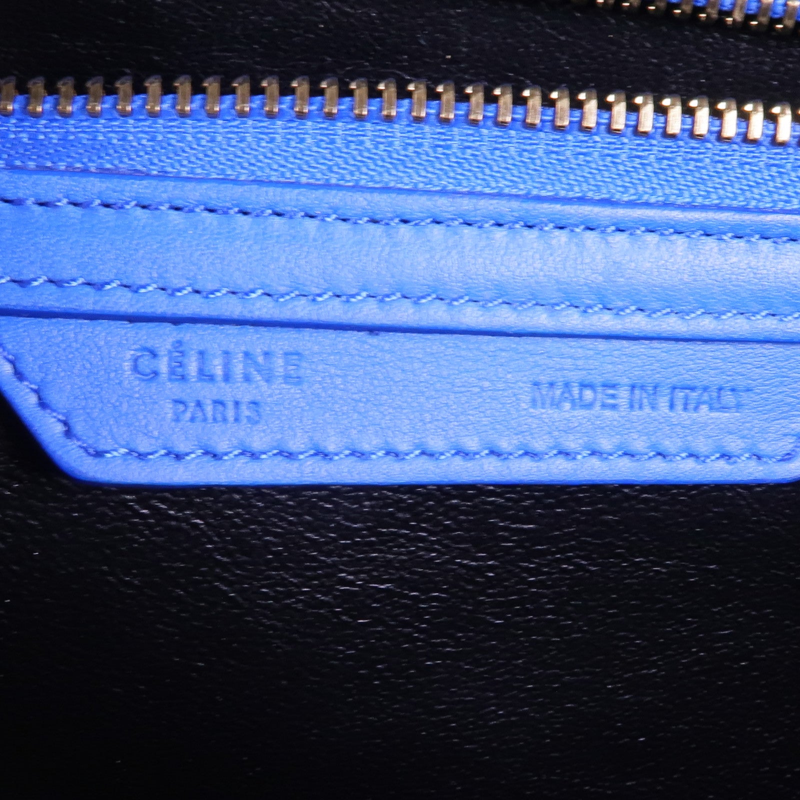 CELINE 牛皮皮革Mini Luggage金扣手挽袋