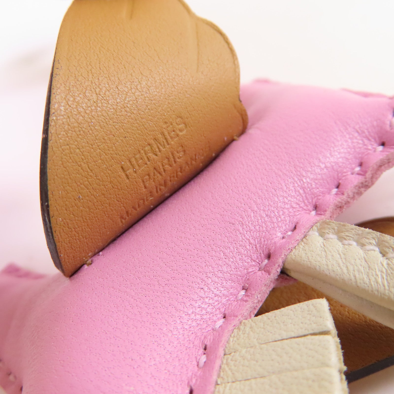 HERMES Swift皮革Rodeo Pegase Charm掛飾X9 Mauve Sylvestre/錦葵紫色
