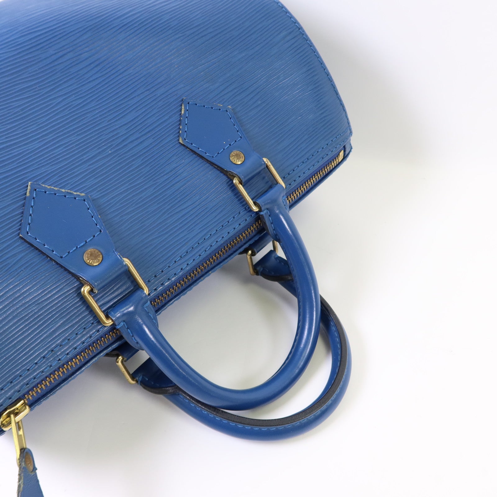 LOUIS VUITTON Epi Speedy 25金扣手挽袋