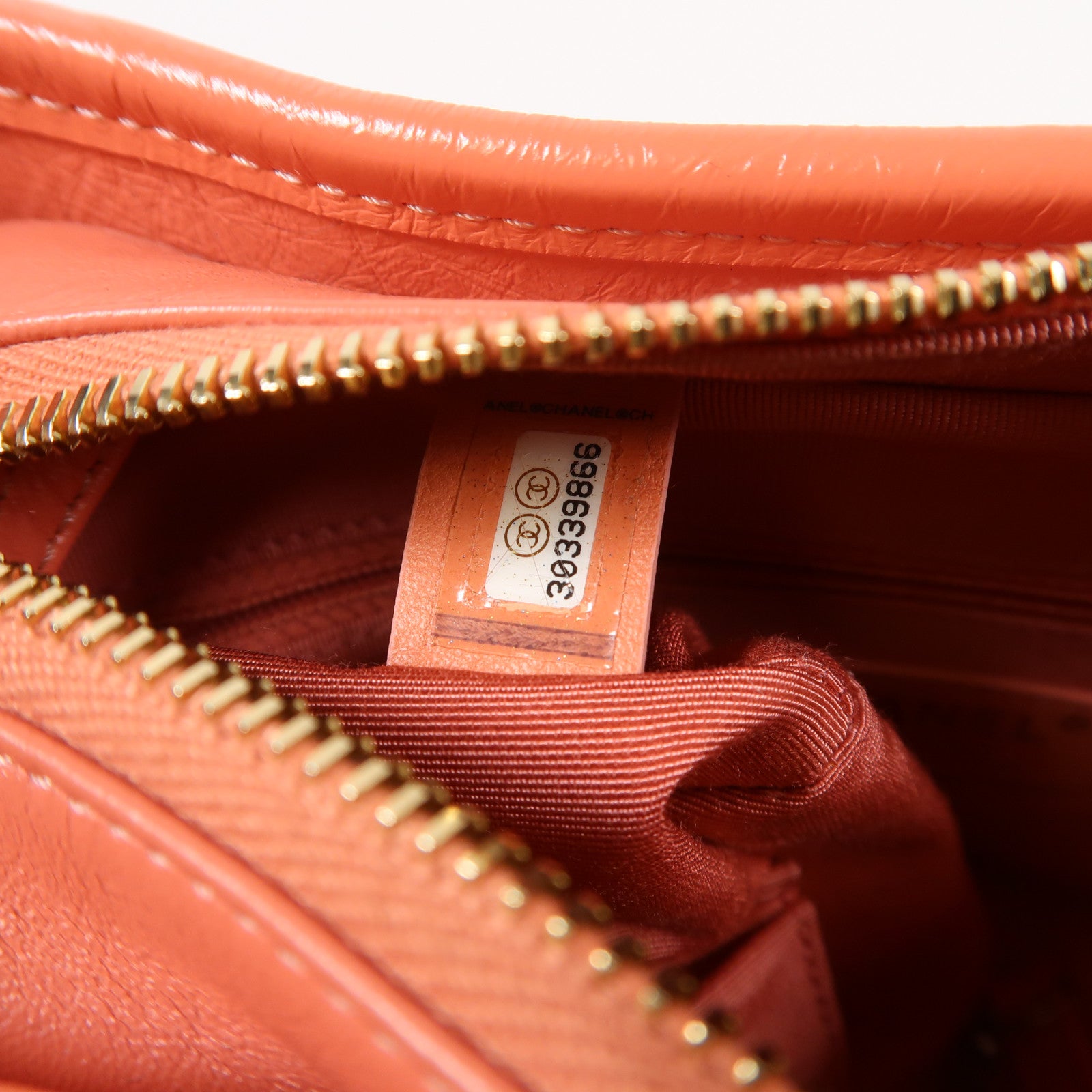 CHANEL 羊皮皮革Gabrielle鏈帶肩背袋粉紅色