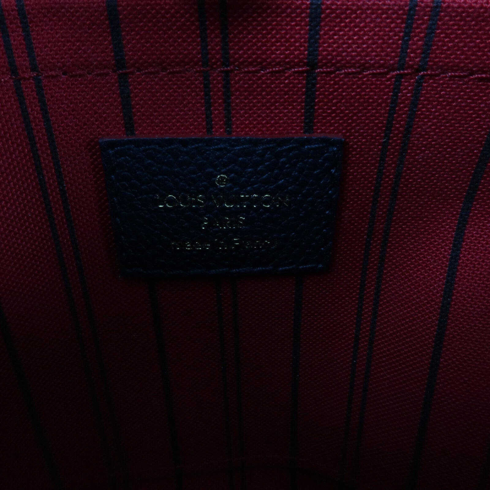 LOUIS VUITTON Monogram Empreinte Montaigne BB手挽肩背兩用袋