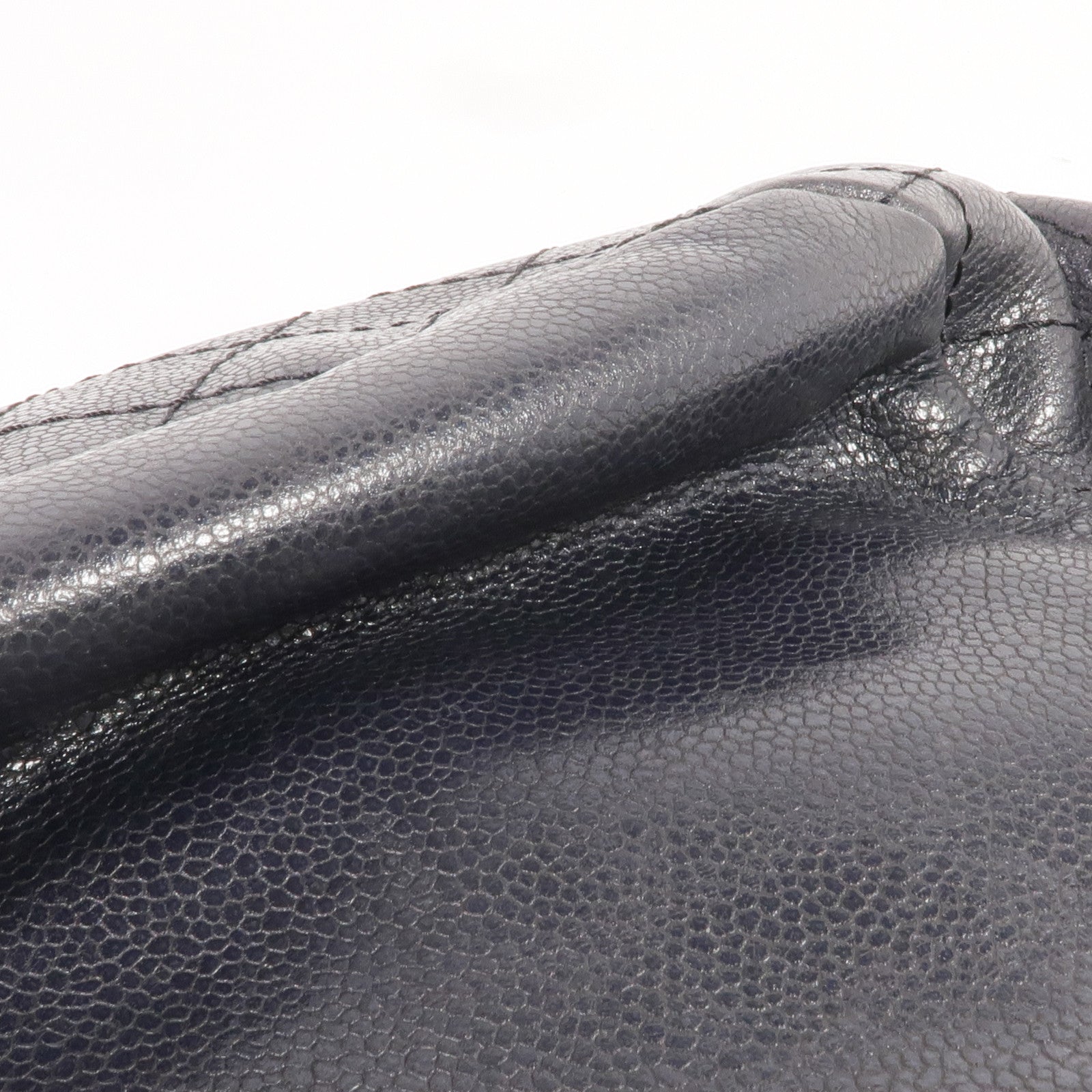 CHANEL 牛皮皮革Chain Shoulder Bag銀扣鏈帶肩背袋