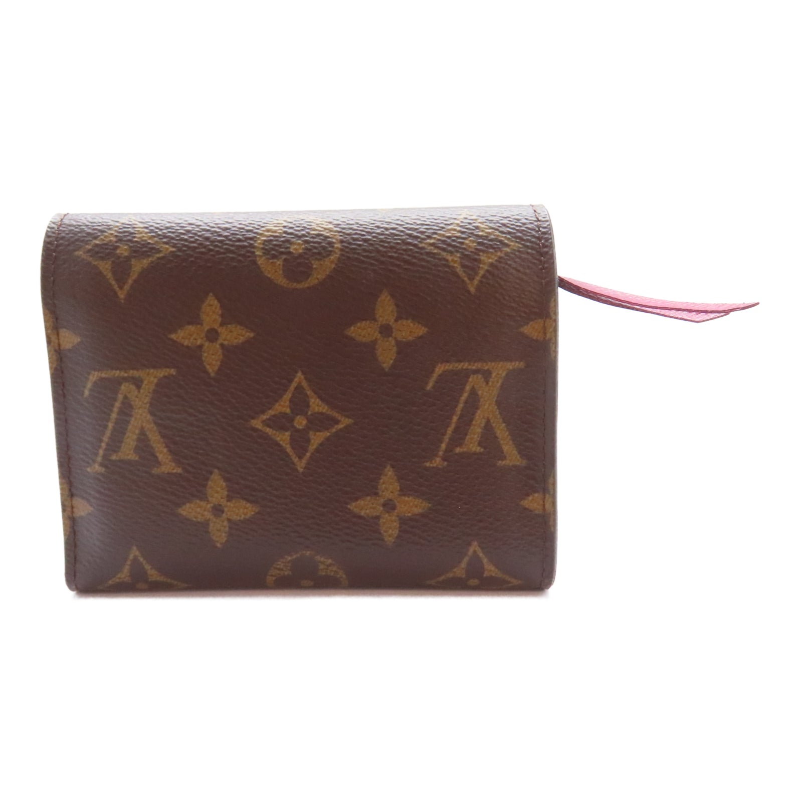 LOUIS VUITTON Monogram Victorine金扣錢包啡色/紅色