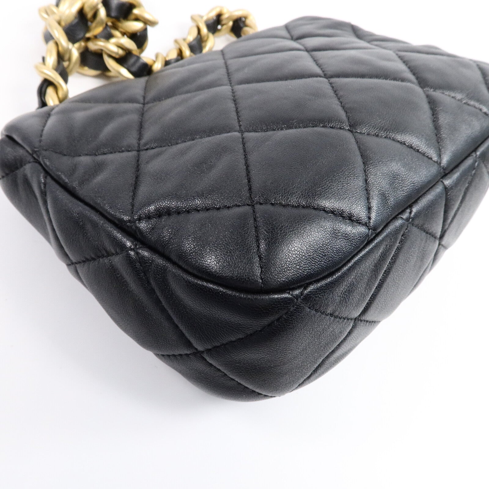 CHANEL 羊皮皮革Chain Shoulder Bag鏈帶肩背袋