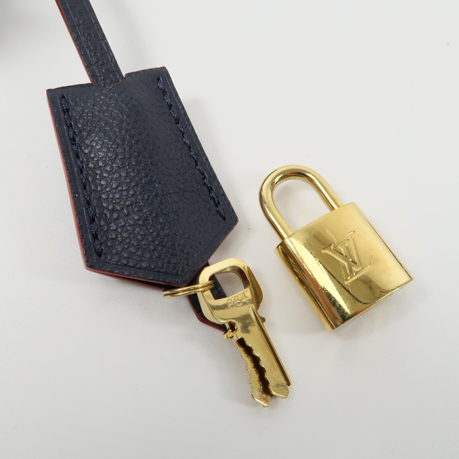 LOUIS VUITTON Monogram Empreinte Montaigne BB手挽肩背兩用袋