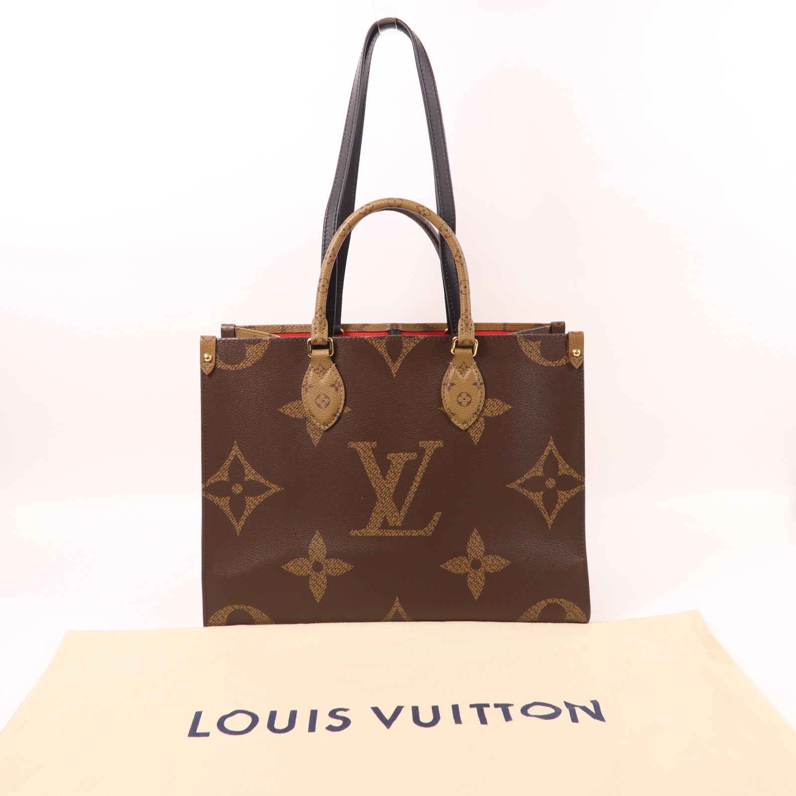 LOUIS VUITTON LV On The Go MM 2 Way Bag M45321 Monogram/Monogram Reverse Giant