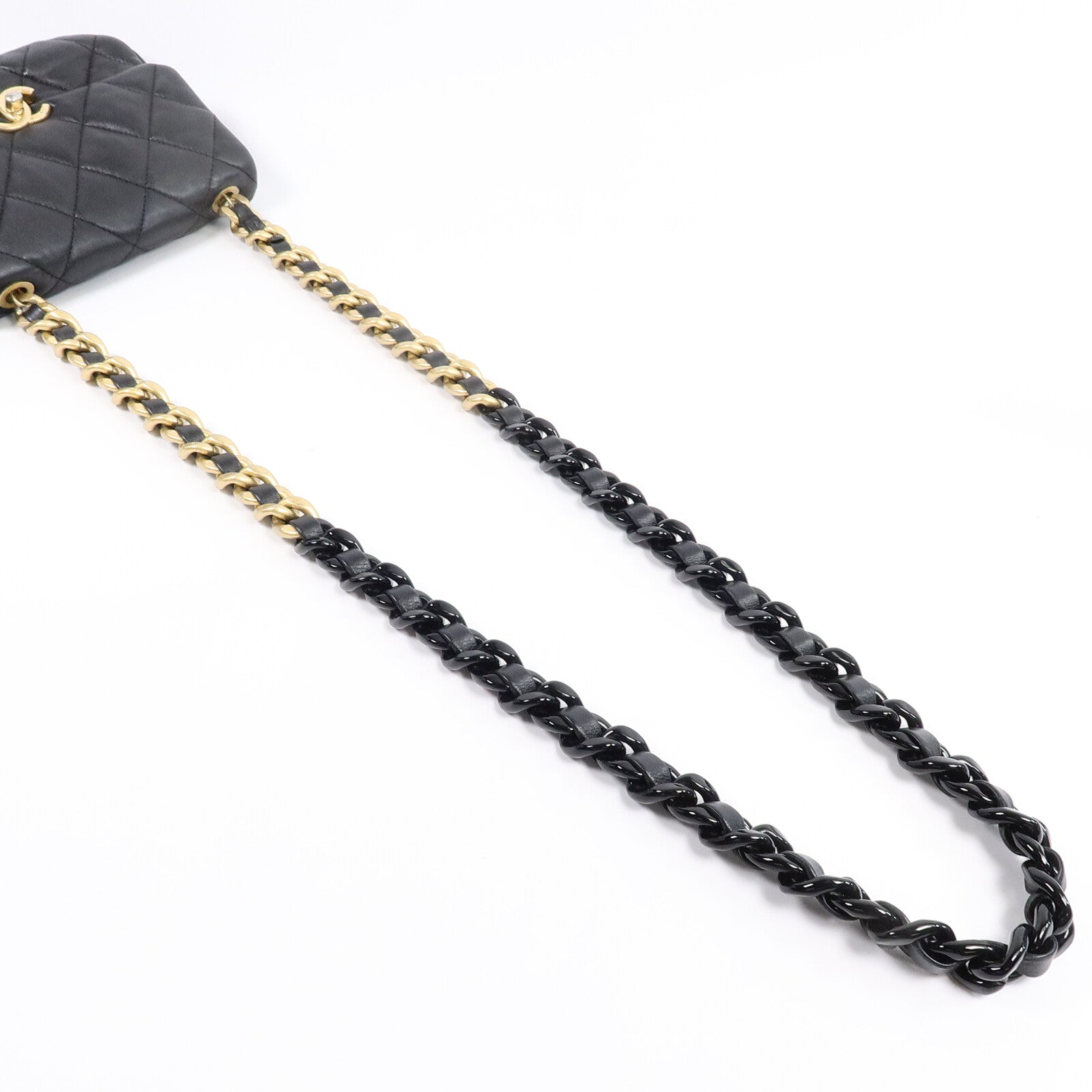 CHANEL 羊皮皮革Chain Shoulder Bag鏈帶肩背袋
