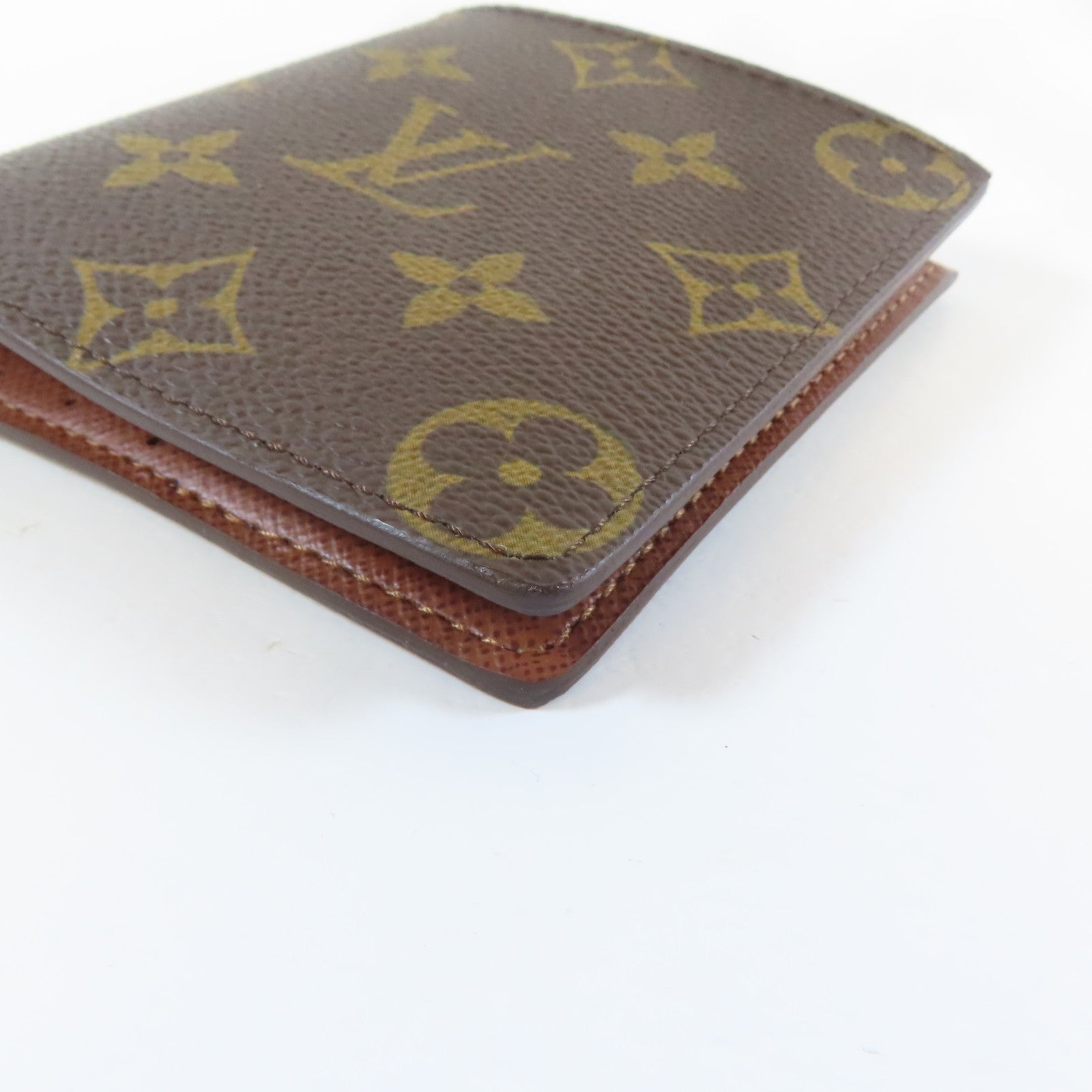 LOUIS VUITTON Monogram Wallet啪鈕錢包啡色