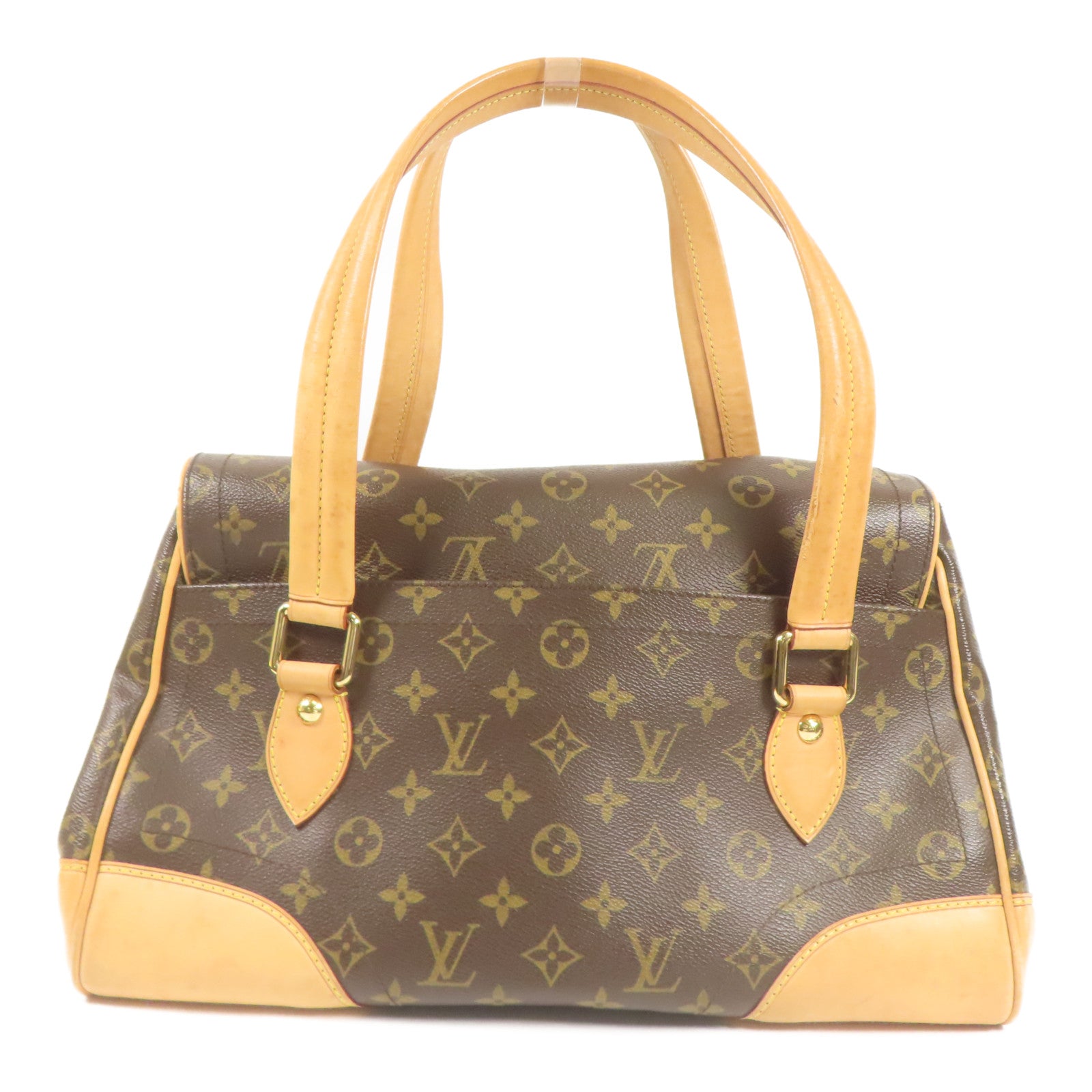LOUIS VUITTON LV GHW Beverly GM Shoulder Bag M40120 Monogram Brown
