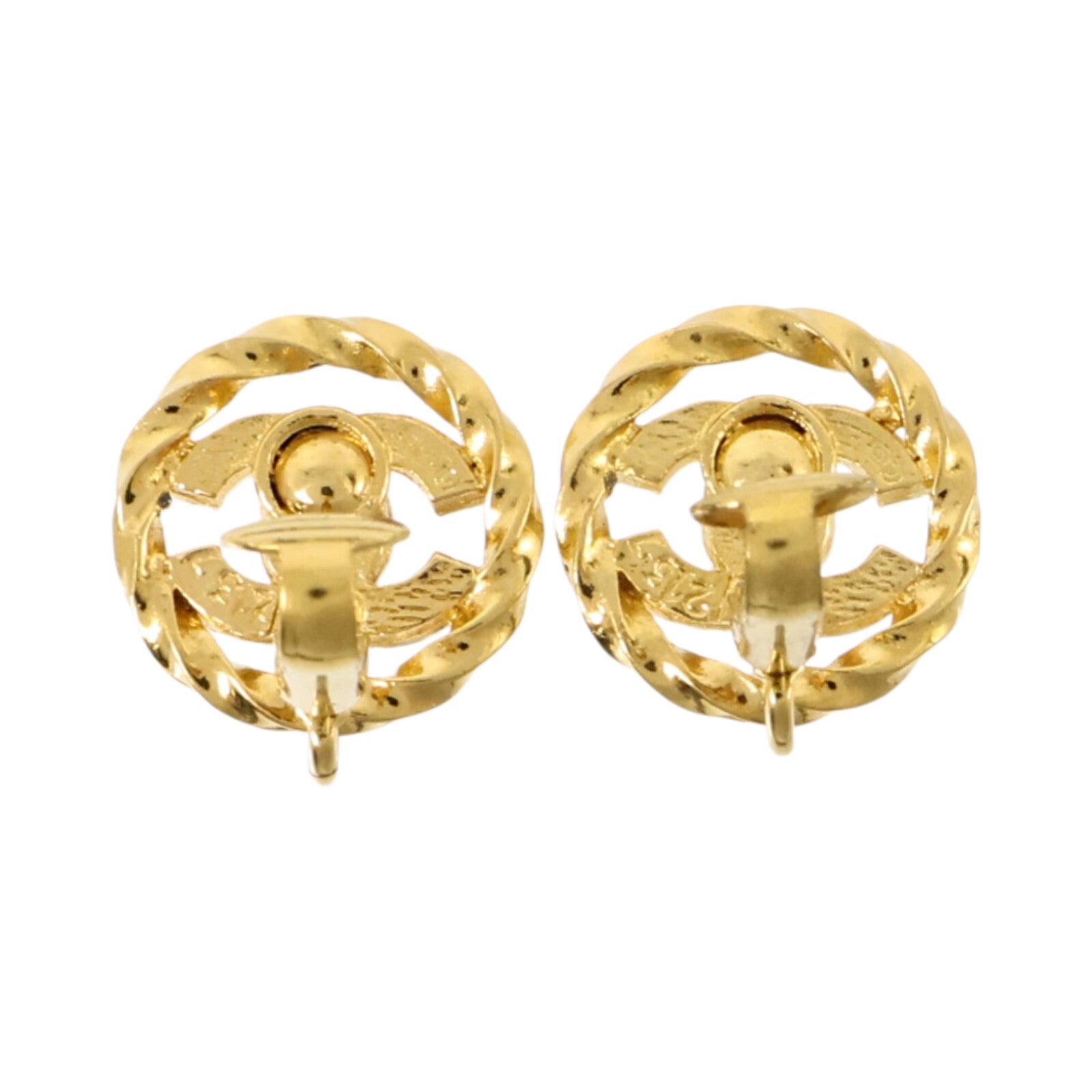 CHANEL 金屬Vintage Clip-On Earrings耳環