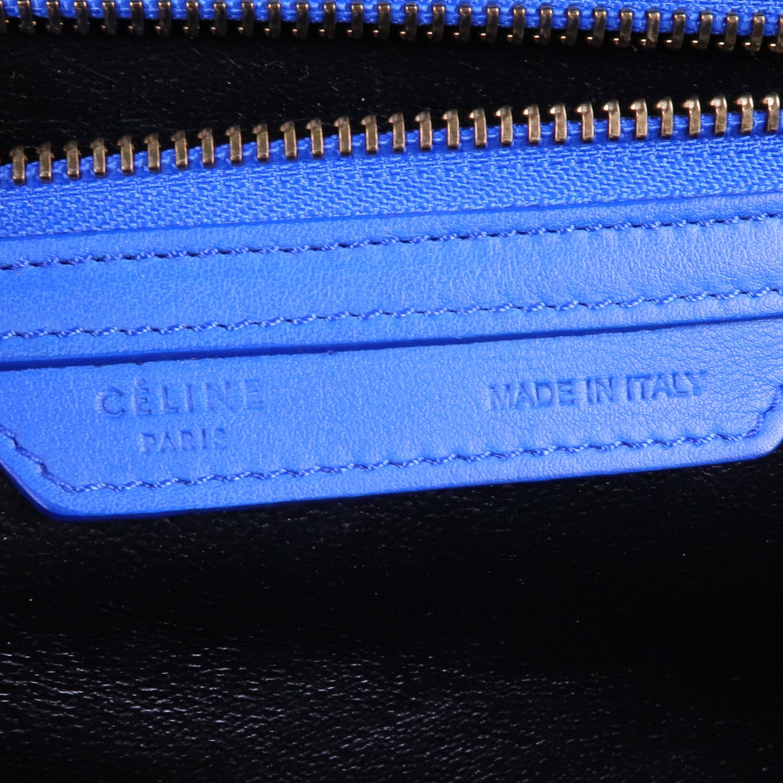 CELINE 牛皮皮革Mini Luggage金扣手挽袋