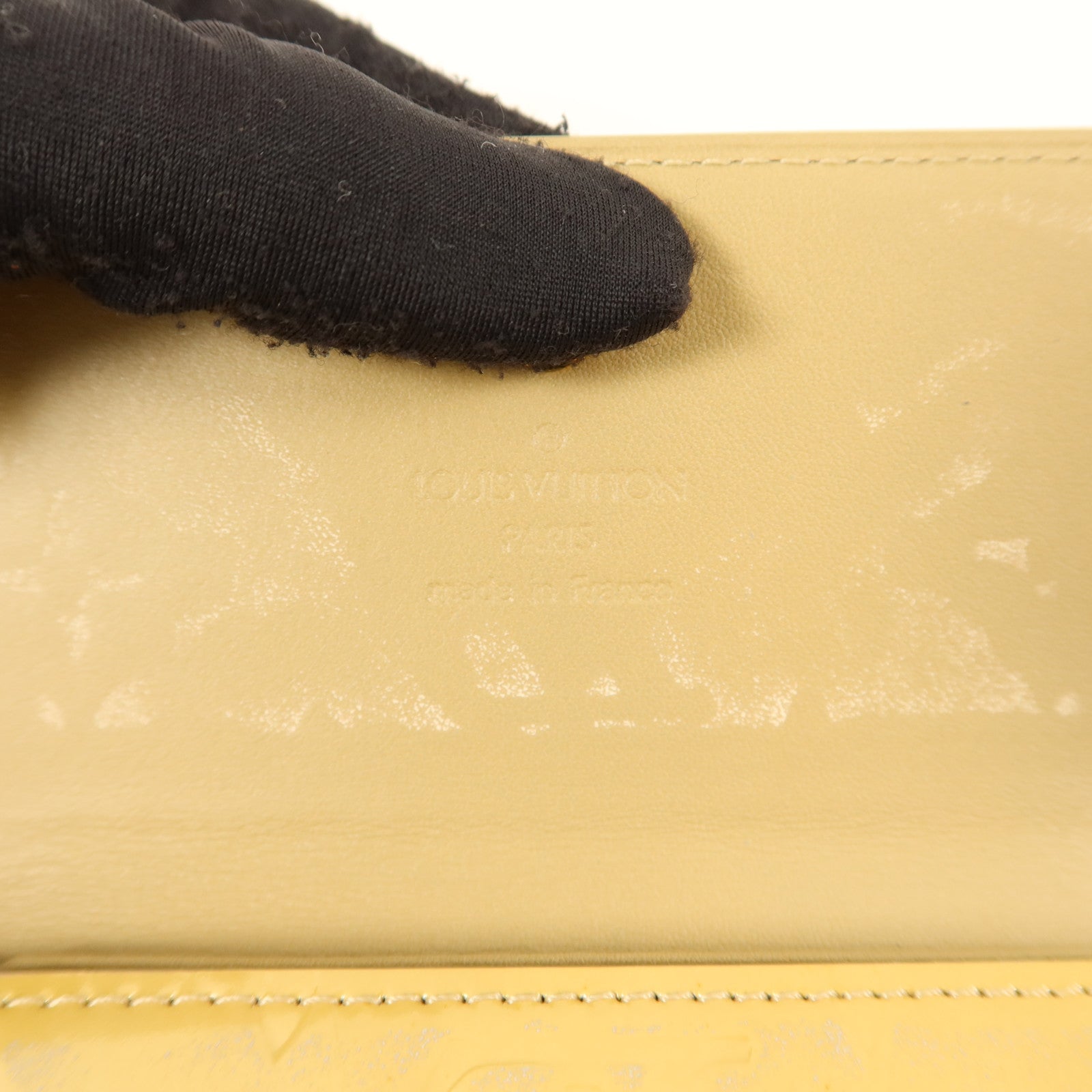 LOUIS VUITTON Monogram Vernis Elise Compact Wallet金扣錢包
