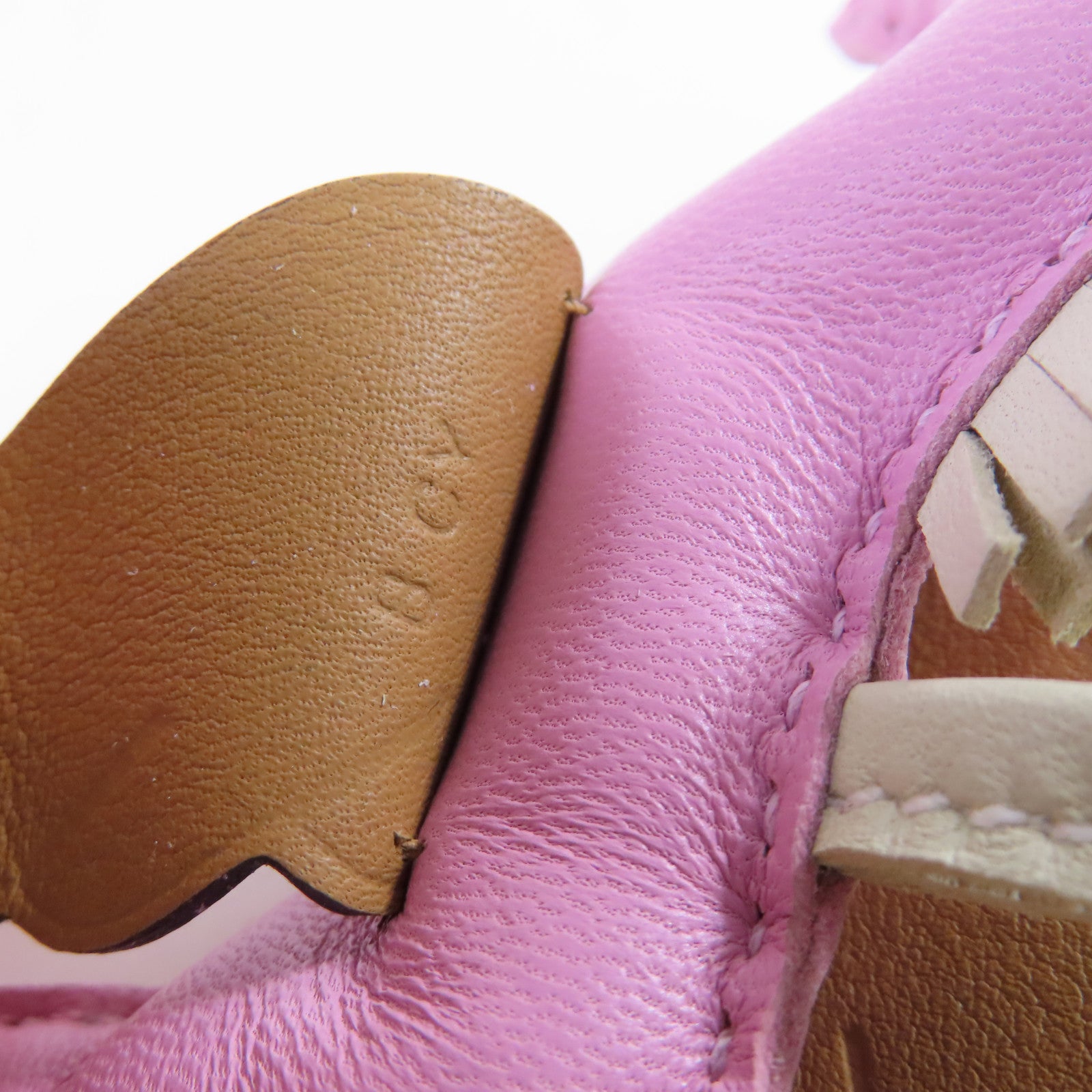 HERMES Swift皮革Rodeo Pegase Charm掛飾X9 Mauve Sylvestre/錦葵紫色