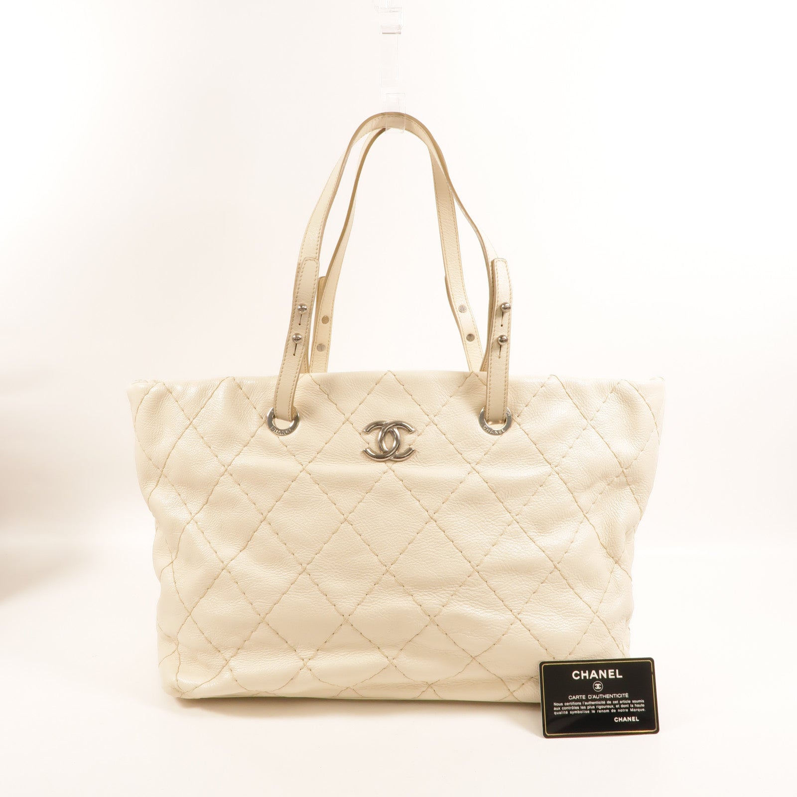 CHANEL 牛皮皮革Tote Bag肩背袋