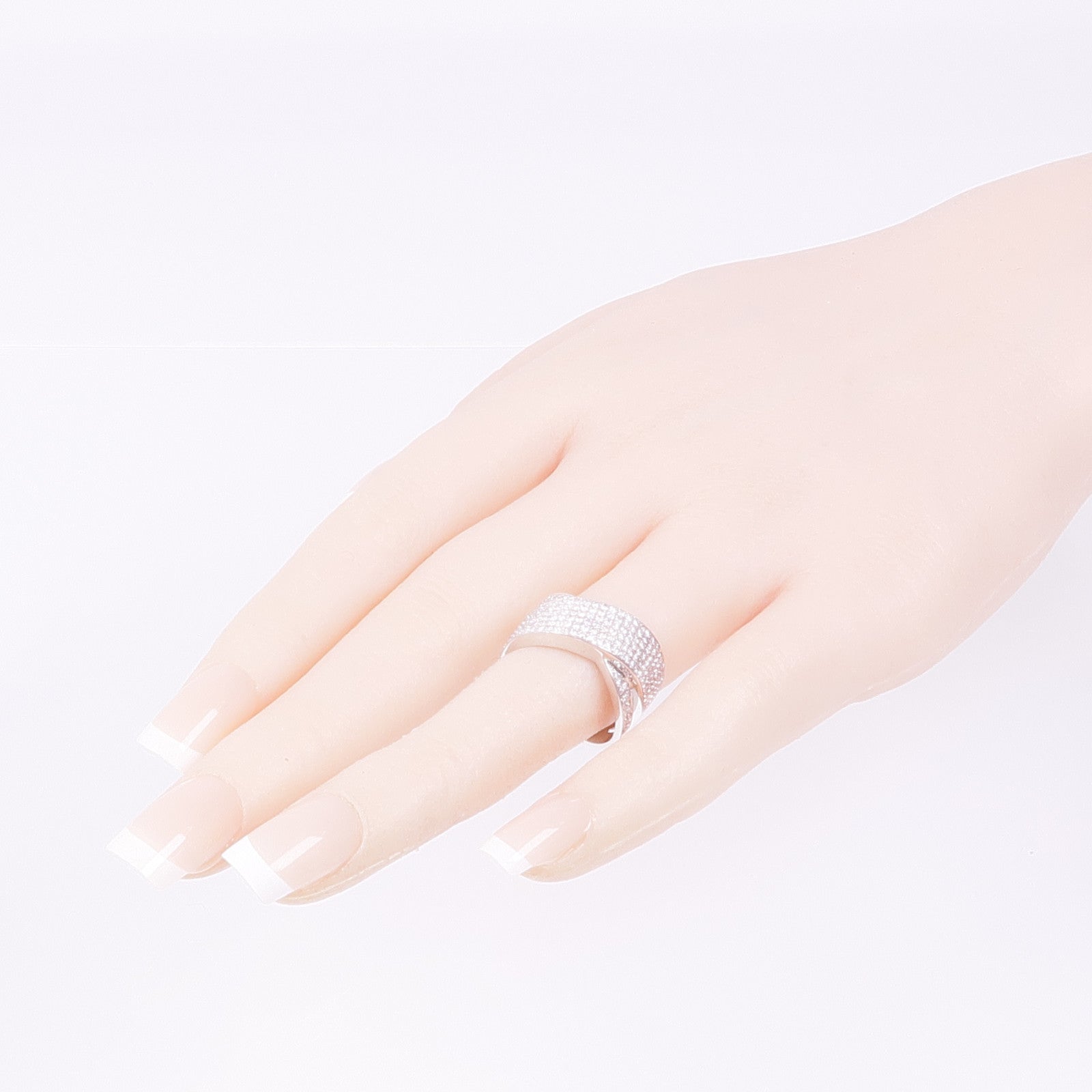 JEWELRY 【激減優惠】18K白金Diamond Ring鑽石戒指US#6.5