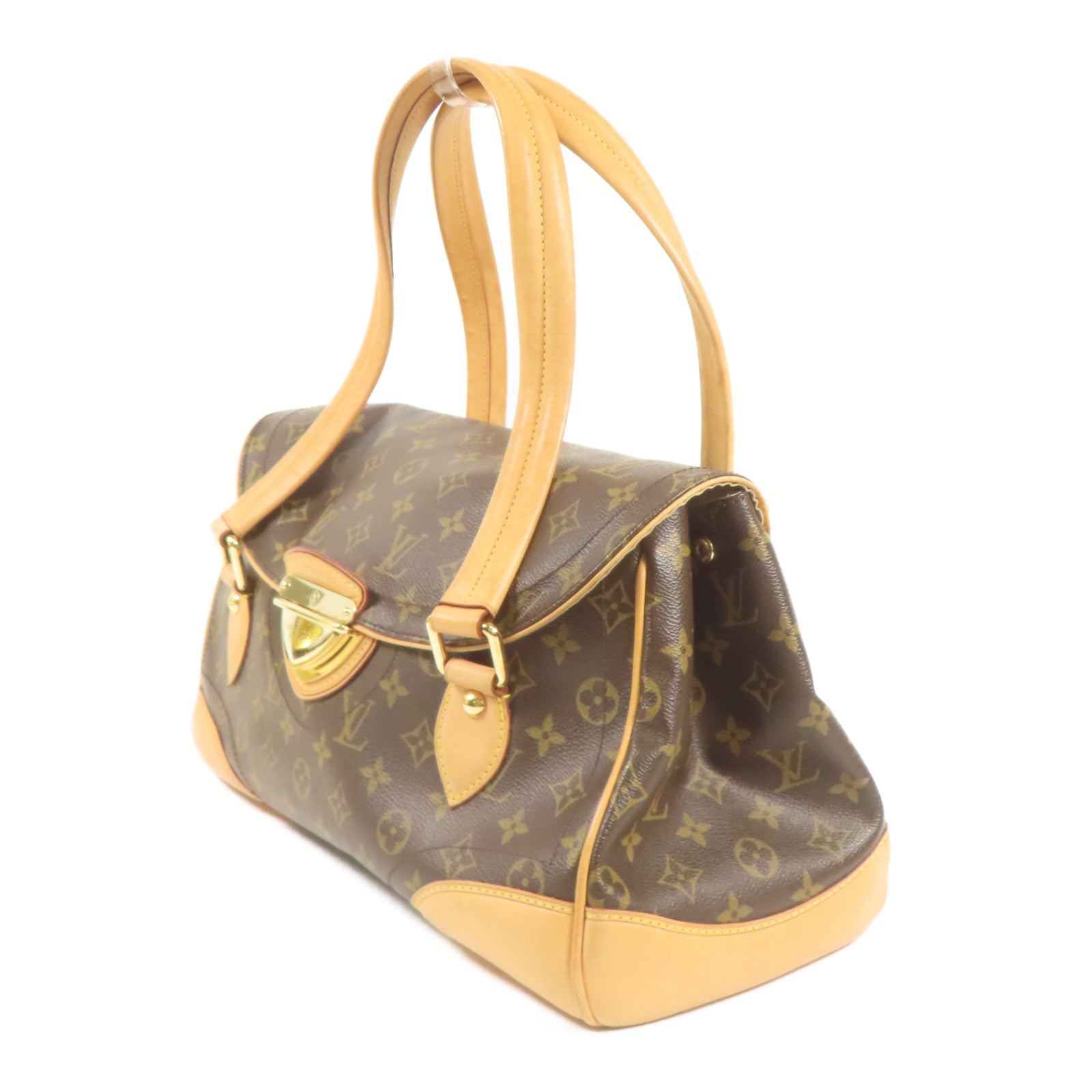 LOUIS VUITTON LV GHW Beverly GM Shoulder Bag M40120 Monogram Brown