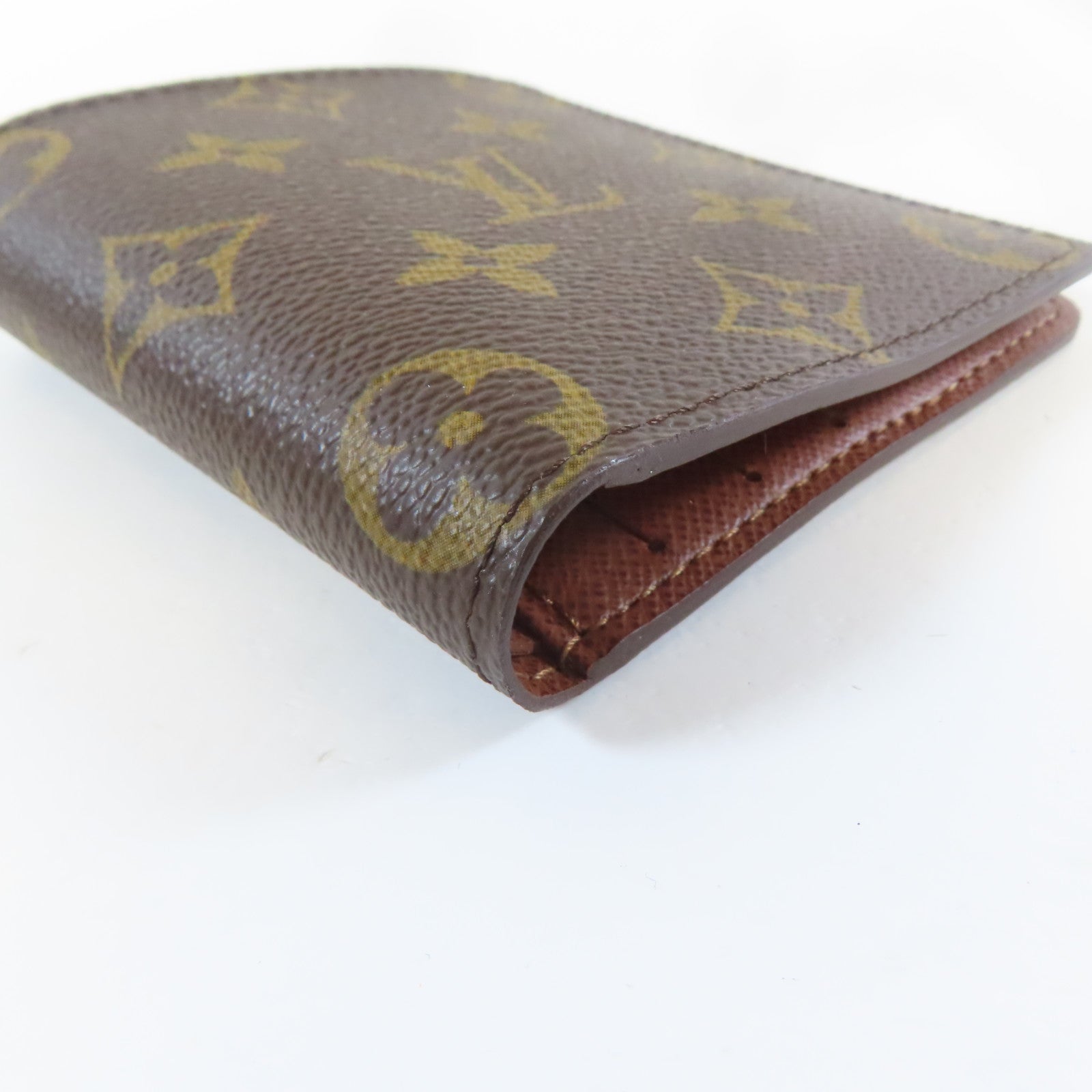 LOUIS VUITTON Monogram Wallet啪鈕錢包啡色