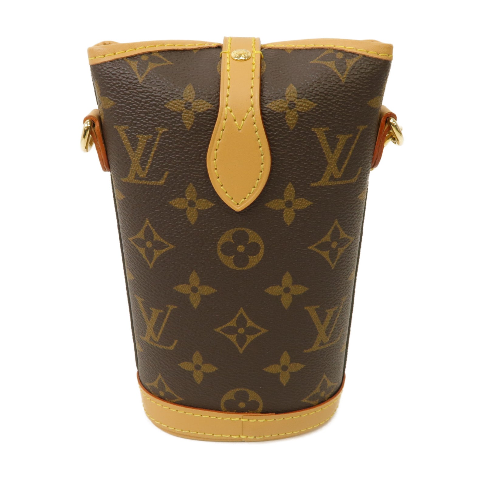 LOUIS VUITTON 【激減優惠】Monogram Fold Me金扣肩背袋啡色