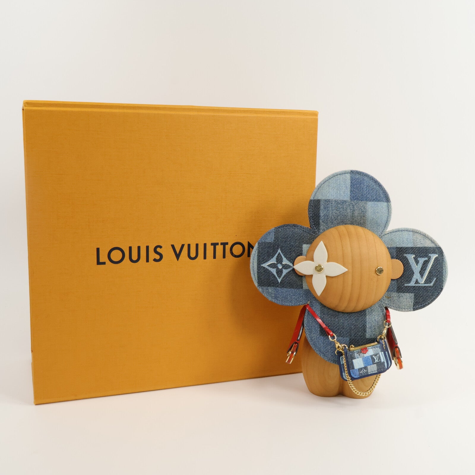 LOUIS VUITTON 牛仔布Vivienne Patchwork Doll公仔