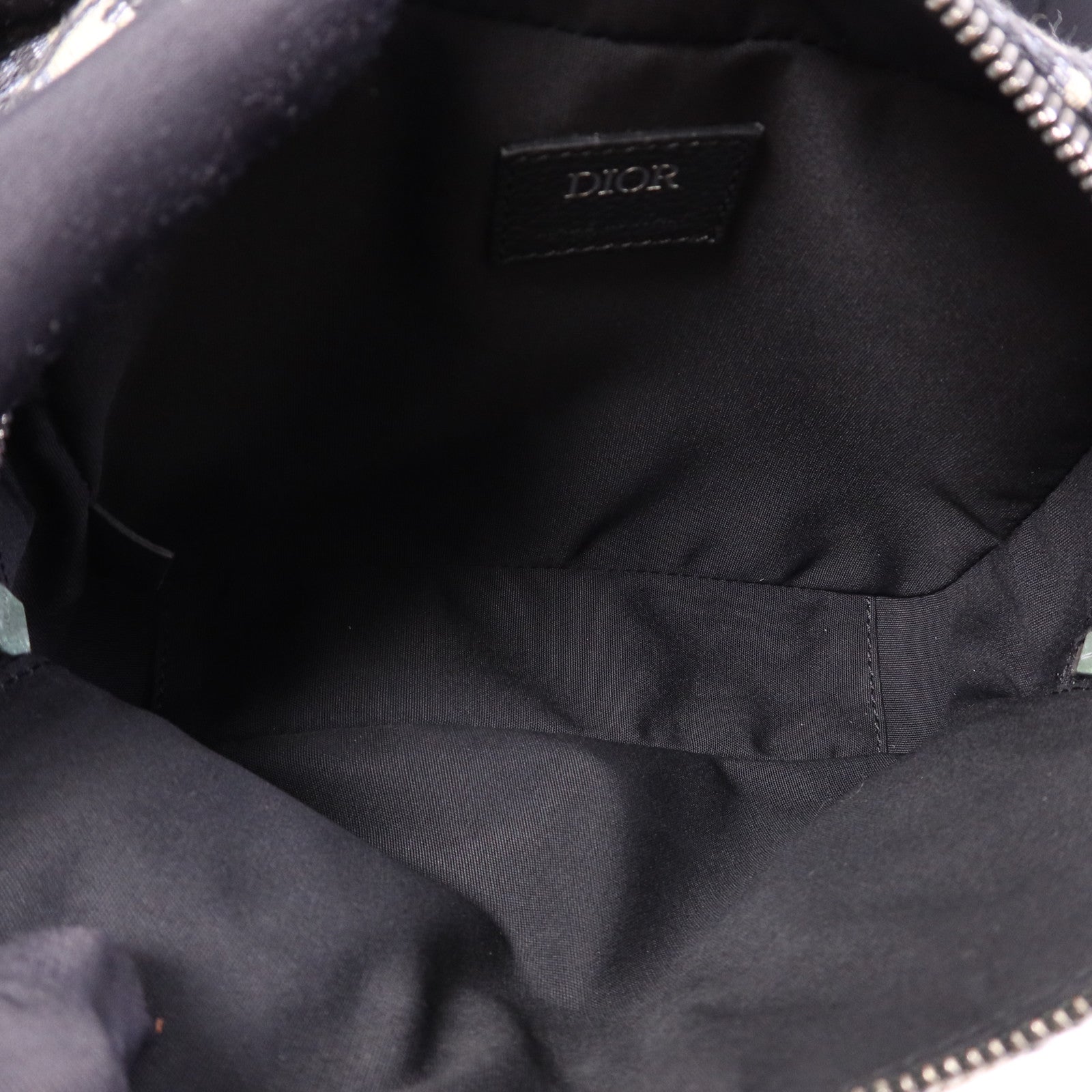 Dior 帆布Safari Messenger Bag銀扣肩背袋