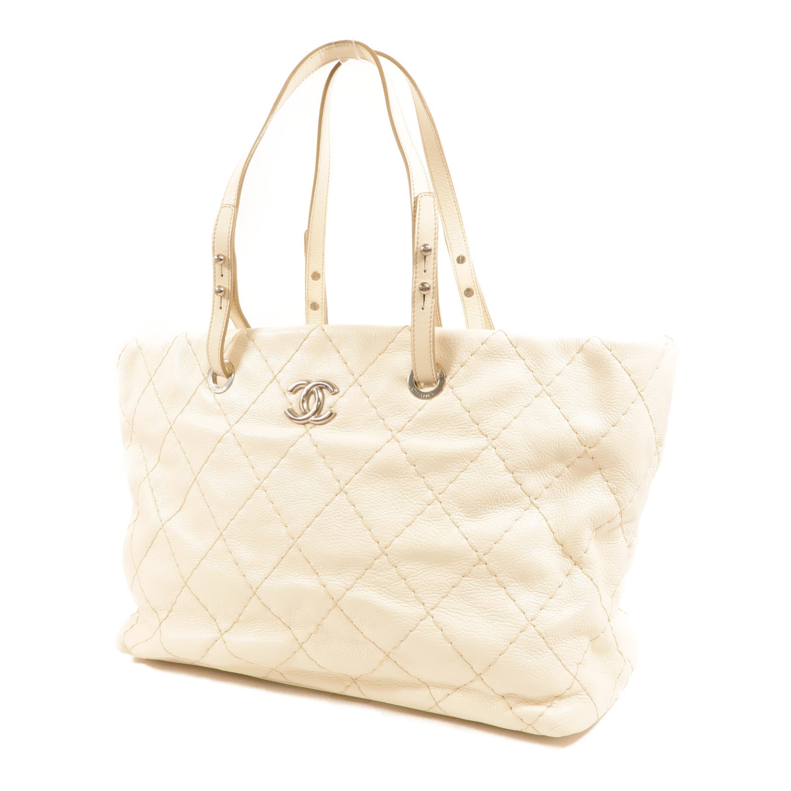 CHANEL 牛皮皮革Tote Bag肩背袋