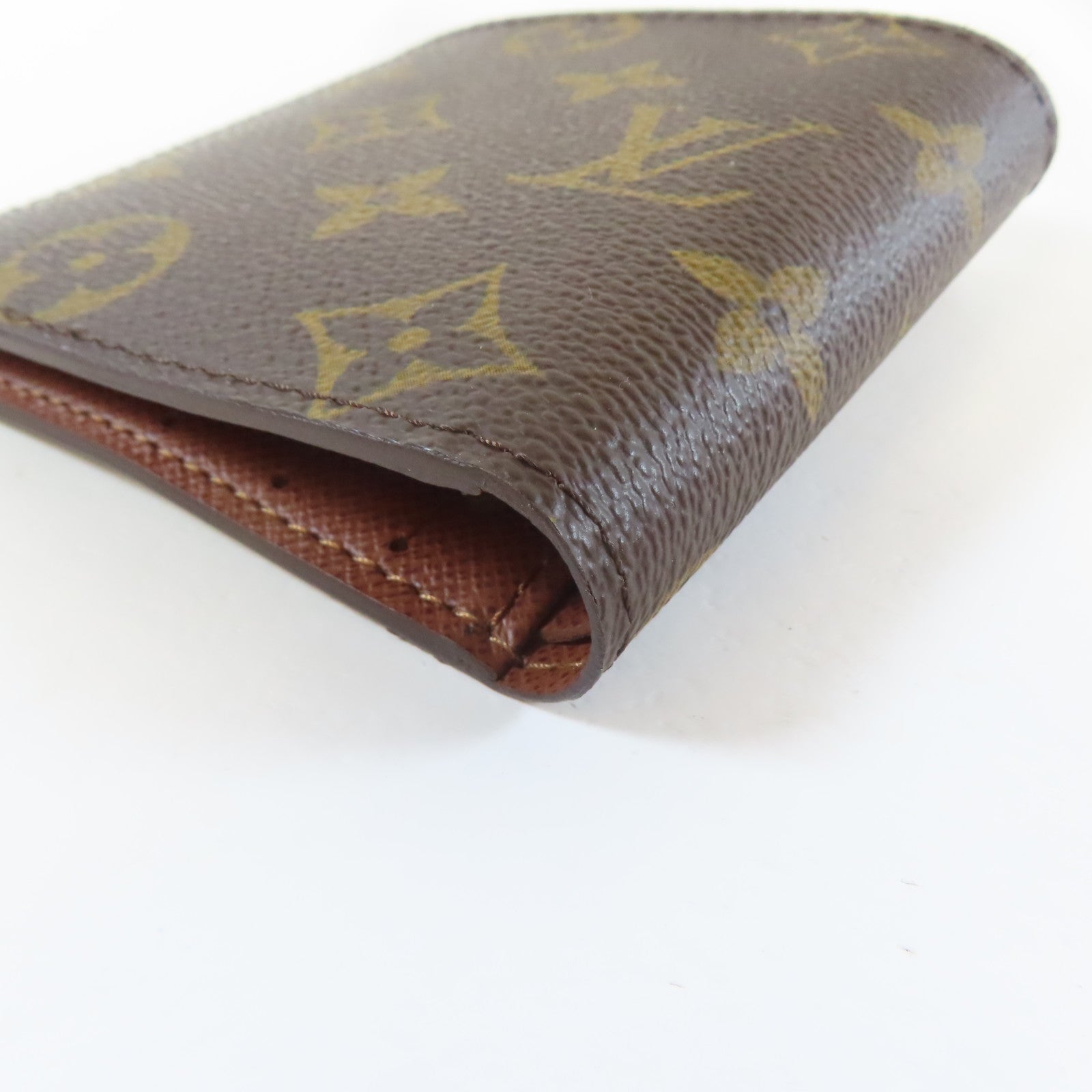 LOUIS VUITTON Monogram Wallet啪鈕錢包啡色