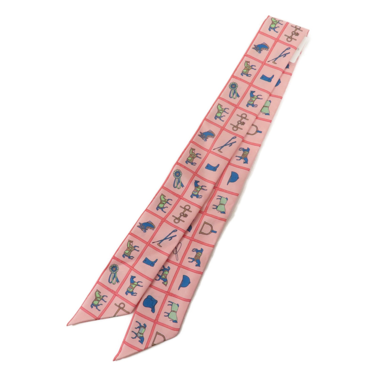 HERMES 【激減優惠】絲質Twilly絲巾