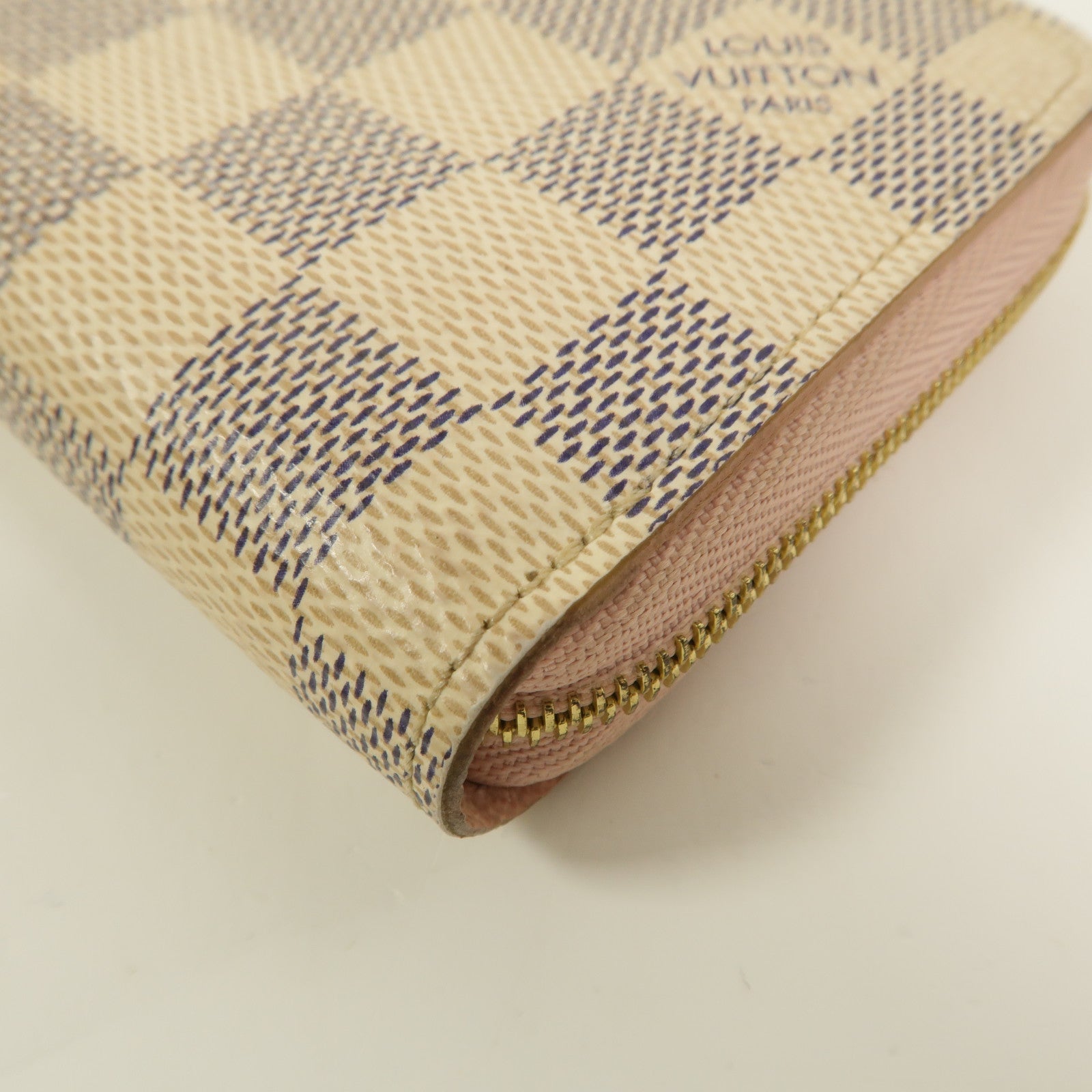 LOUIS VUITTON Damier Azur Zippy Coin Purse零錢包
