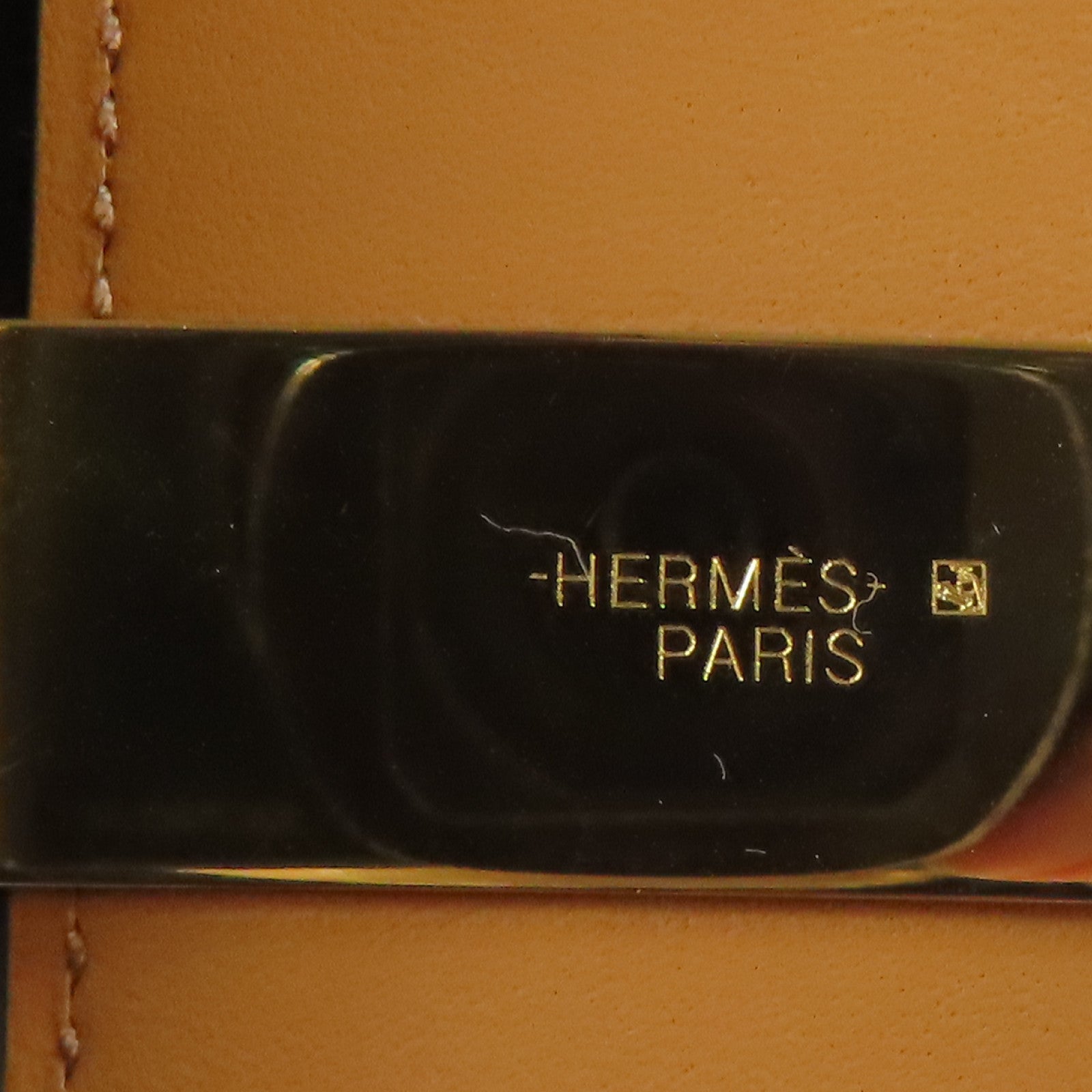 HERMES 牛皮皮革Collier De Chien CDC Bracelet手鐲黑色