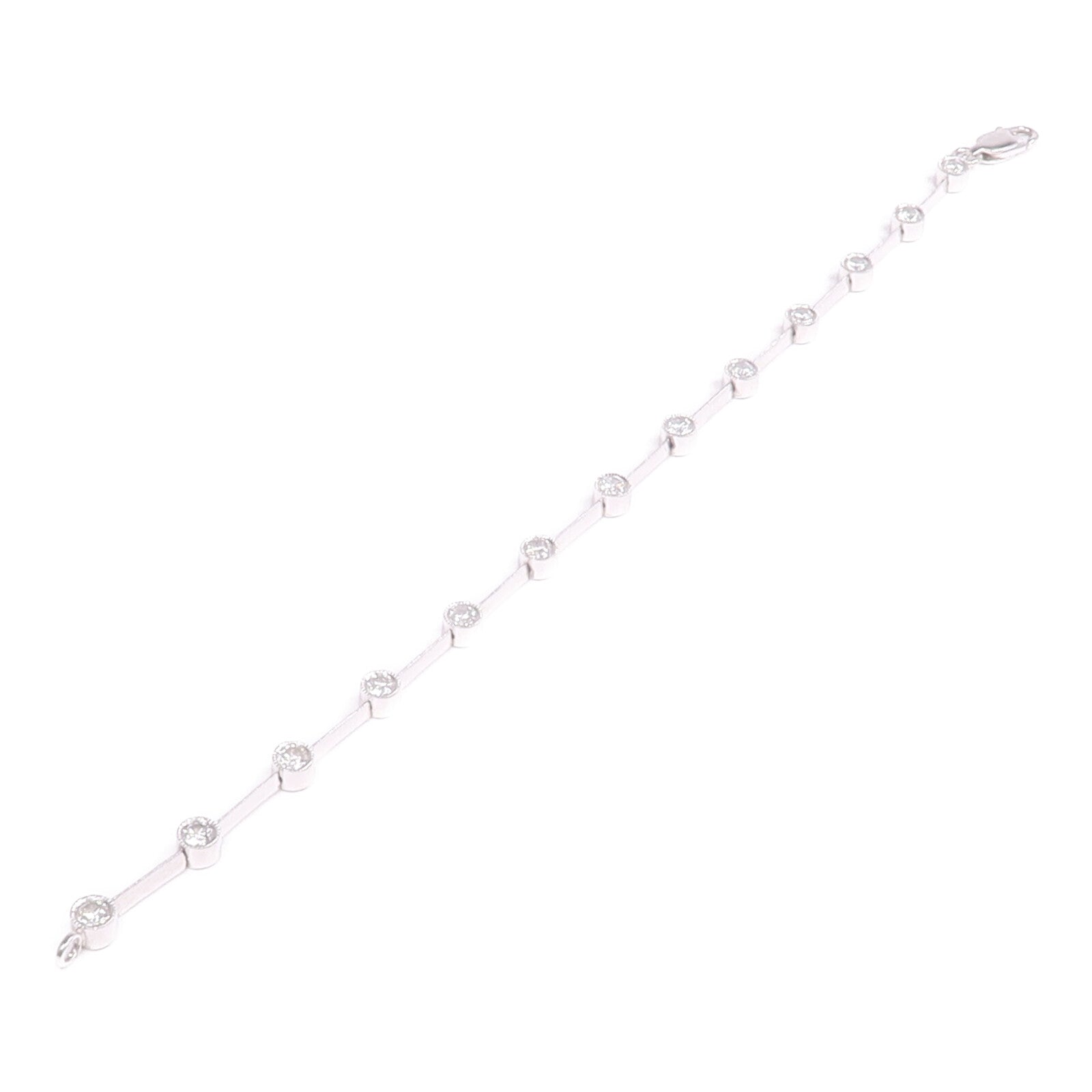 JEWELRY 18K白金Diamond Bracelet鑽石手鏈
