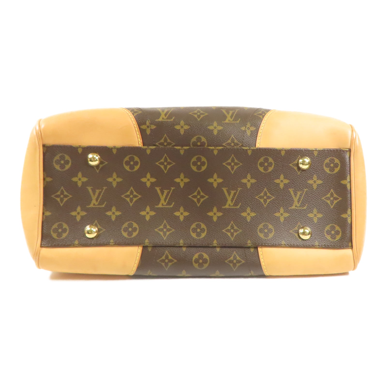 LOUIS VUITTON LV GHW Beverly GM Shoulder Bag M40120 Monogram Brown