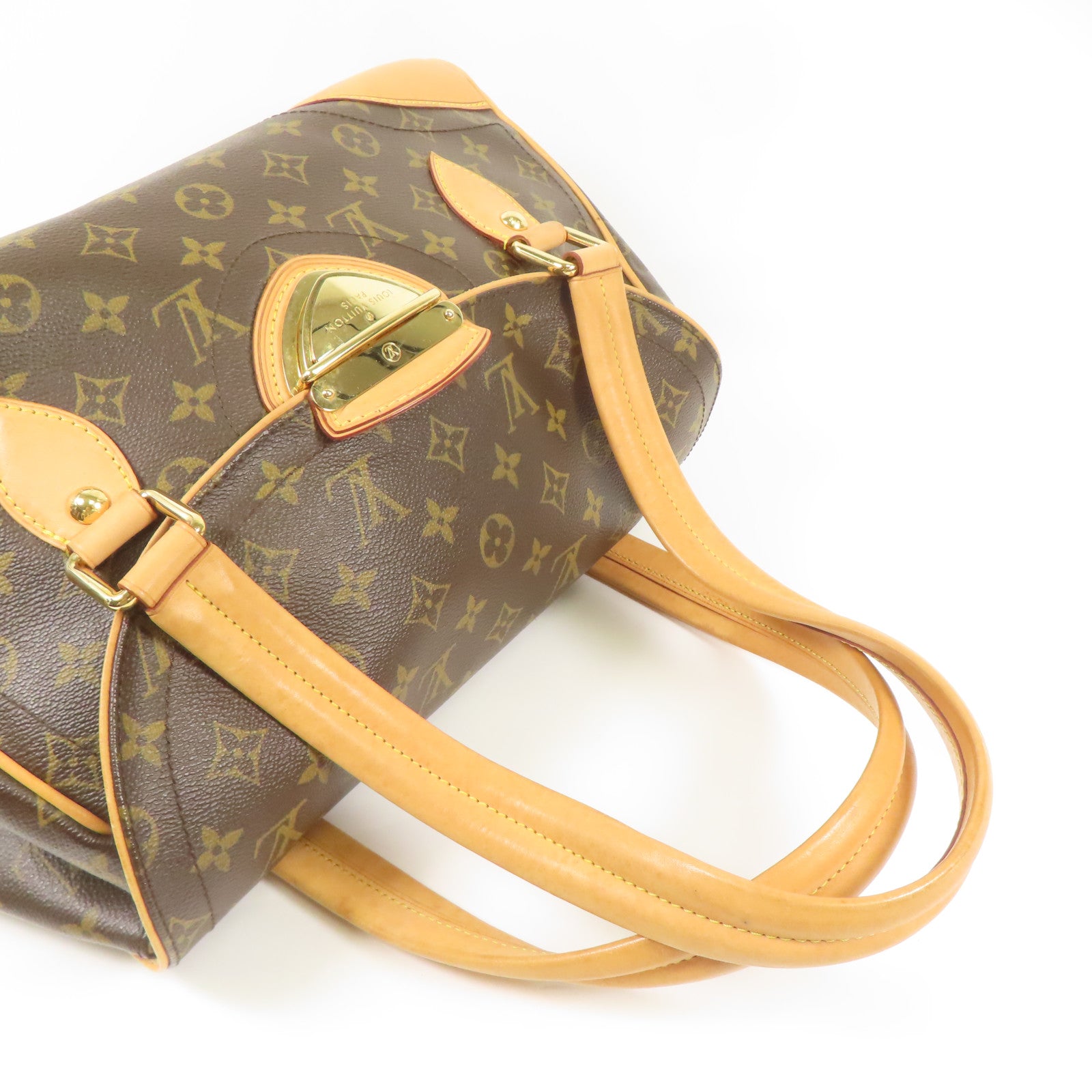 LOUIS VUITTON LV GHW Beverly GM Shoulder Bag M40120 Monogram Brown