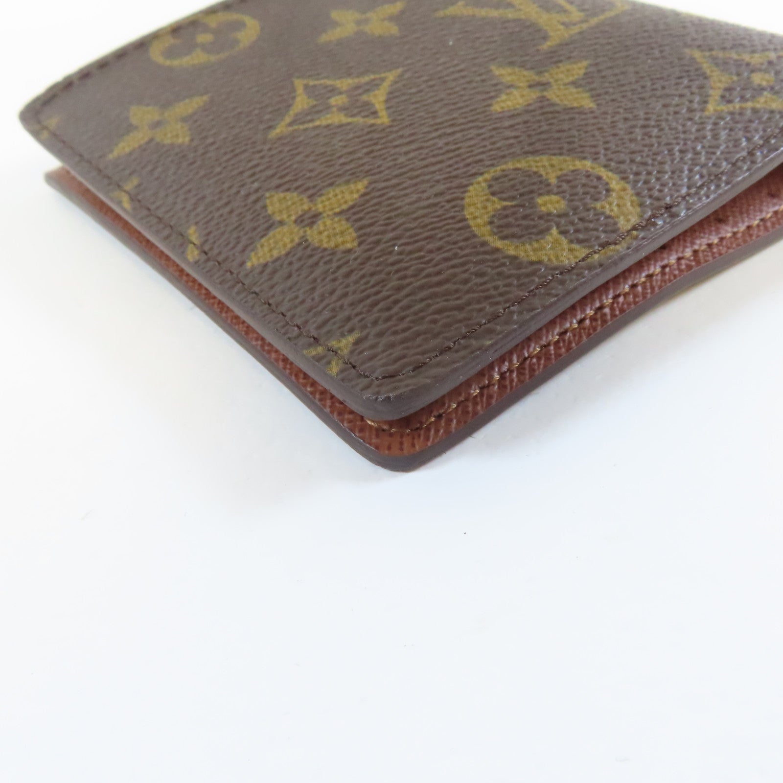 LOUIS VUITTON Monogram Wallet啪鈕錢包啡色