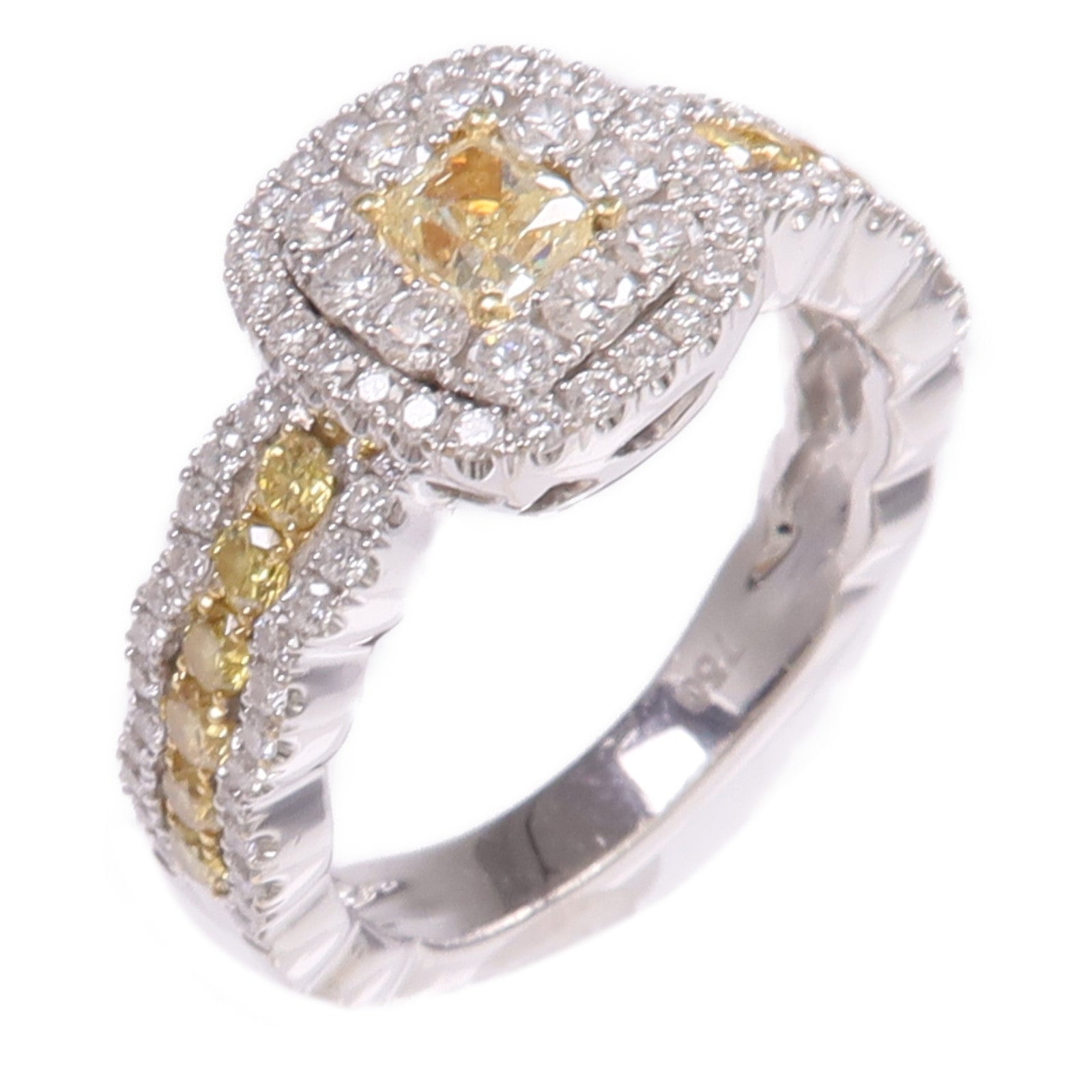 JEWELRY 【激減優惠】18K白金/黃金 Diamond Ring鑽石戒指US#6.5