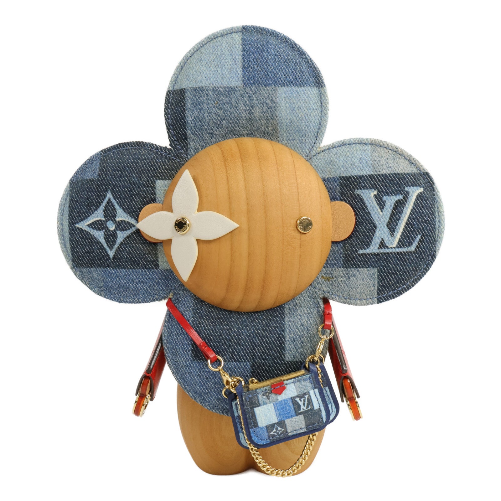 LOUIS VUITTON 牛仔布Vivienne Patchwork Doll公仔