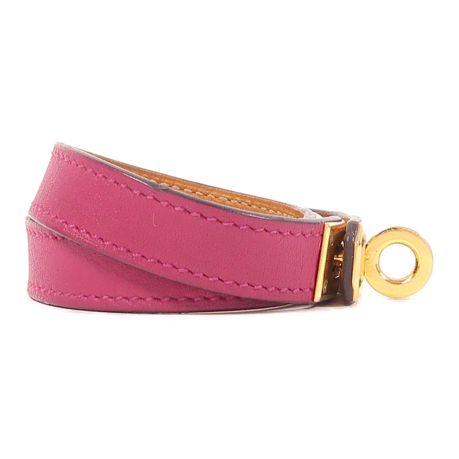 HERMES Swift皮革Kelly Double Tour Bracelet手鐲