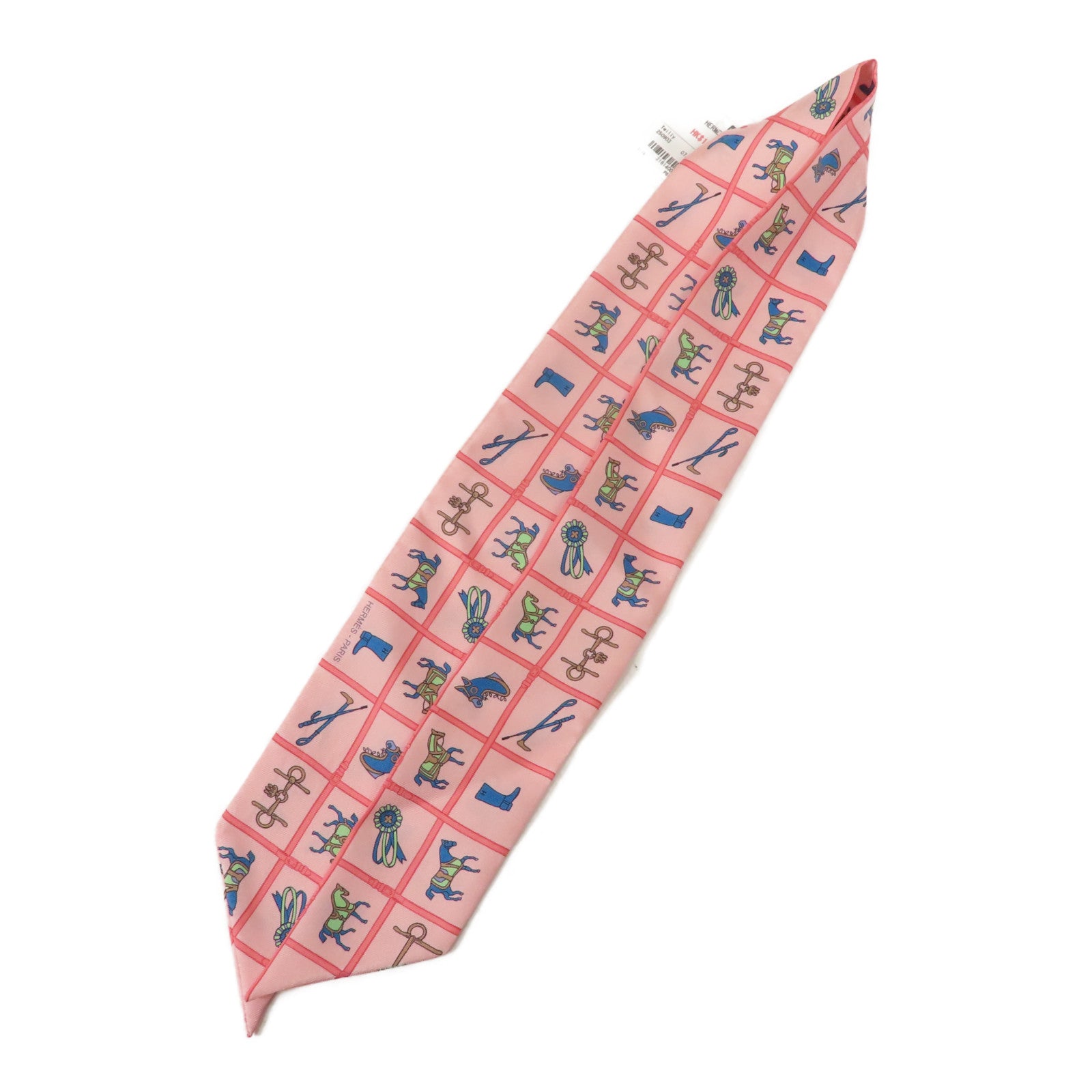 HERMES 【激減優惠】絲質Twilly絲巾