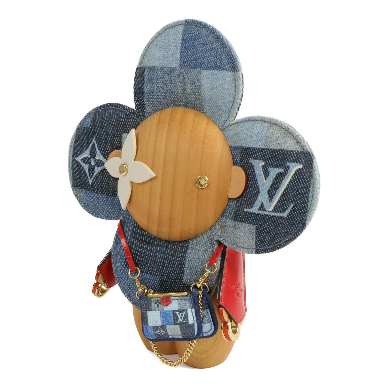 LOUIS VUITTON 牛仔布Vivienne Patchwork Doll公仔